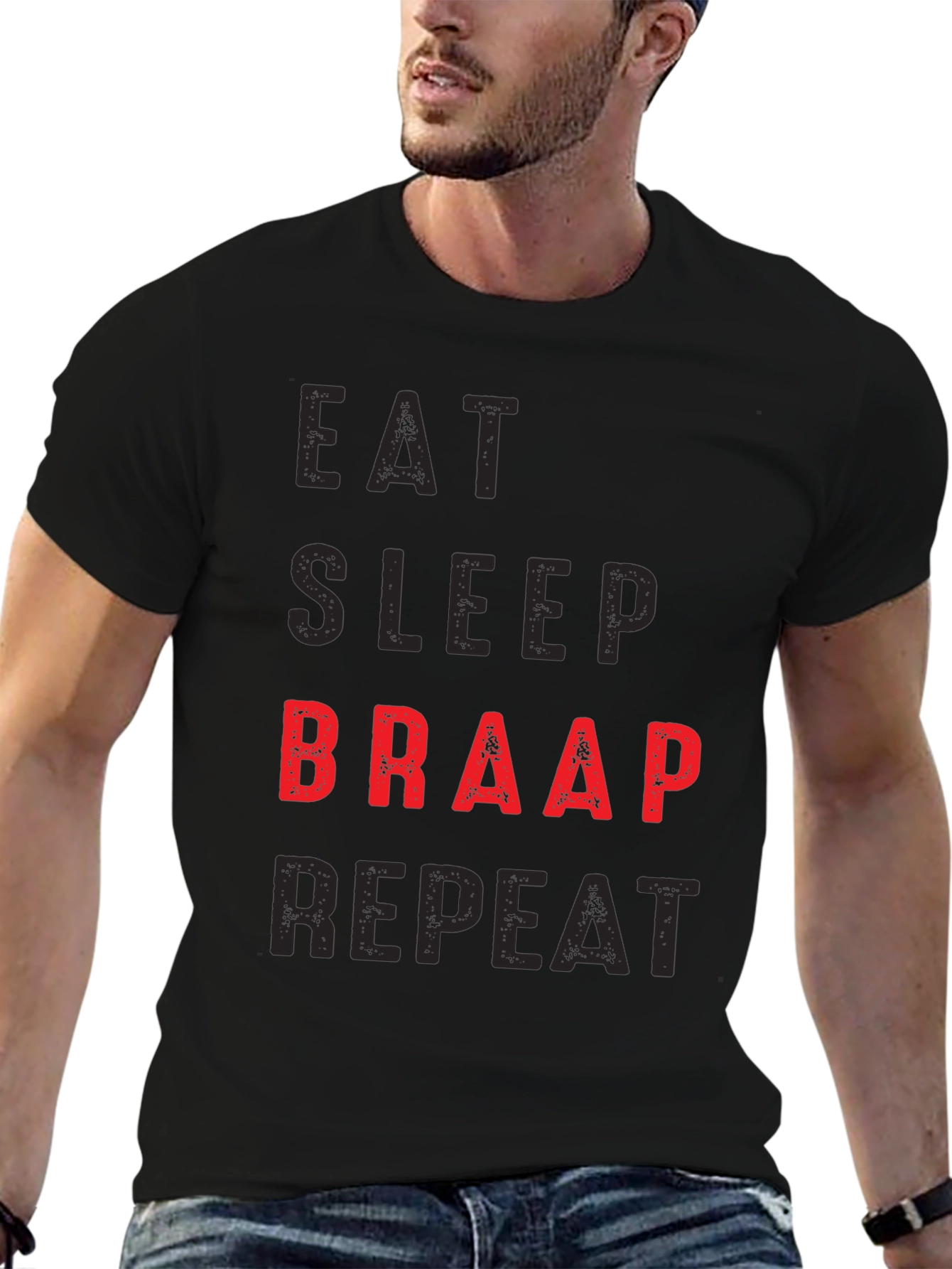 Eat Sleep Braap Repeat T-Shirt