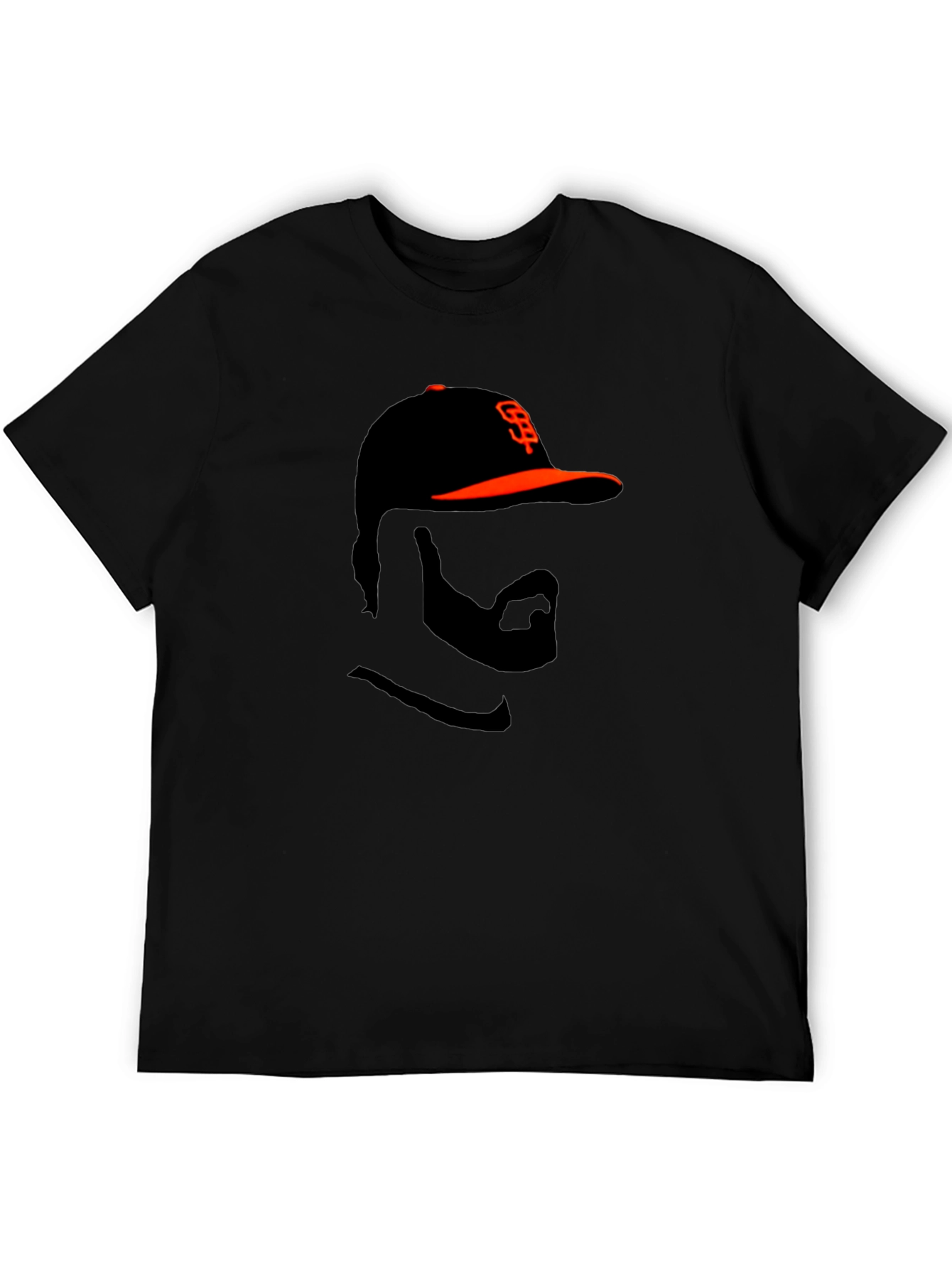 Giants Baseball Fan Silhouette Graphic Tee