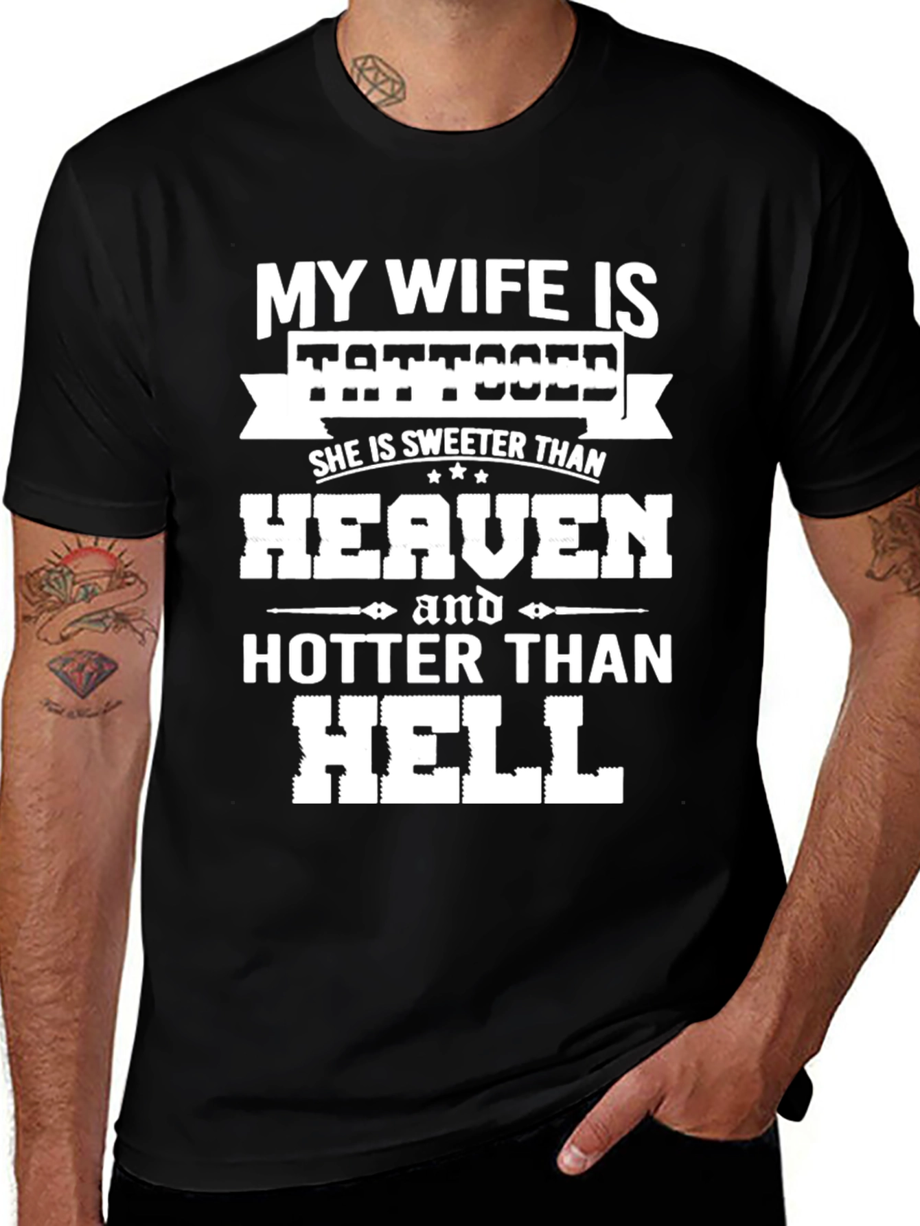 Tattooed Wife Graphic Tee - Sweet & Hot