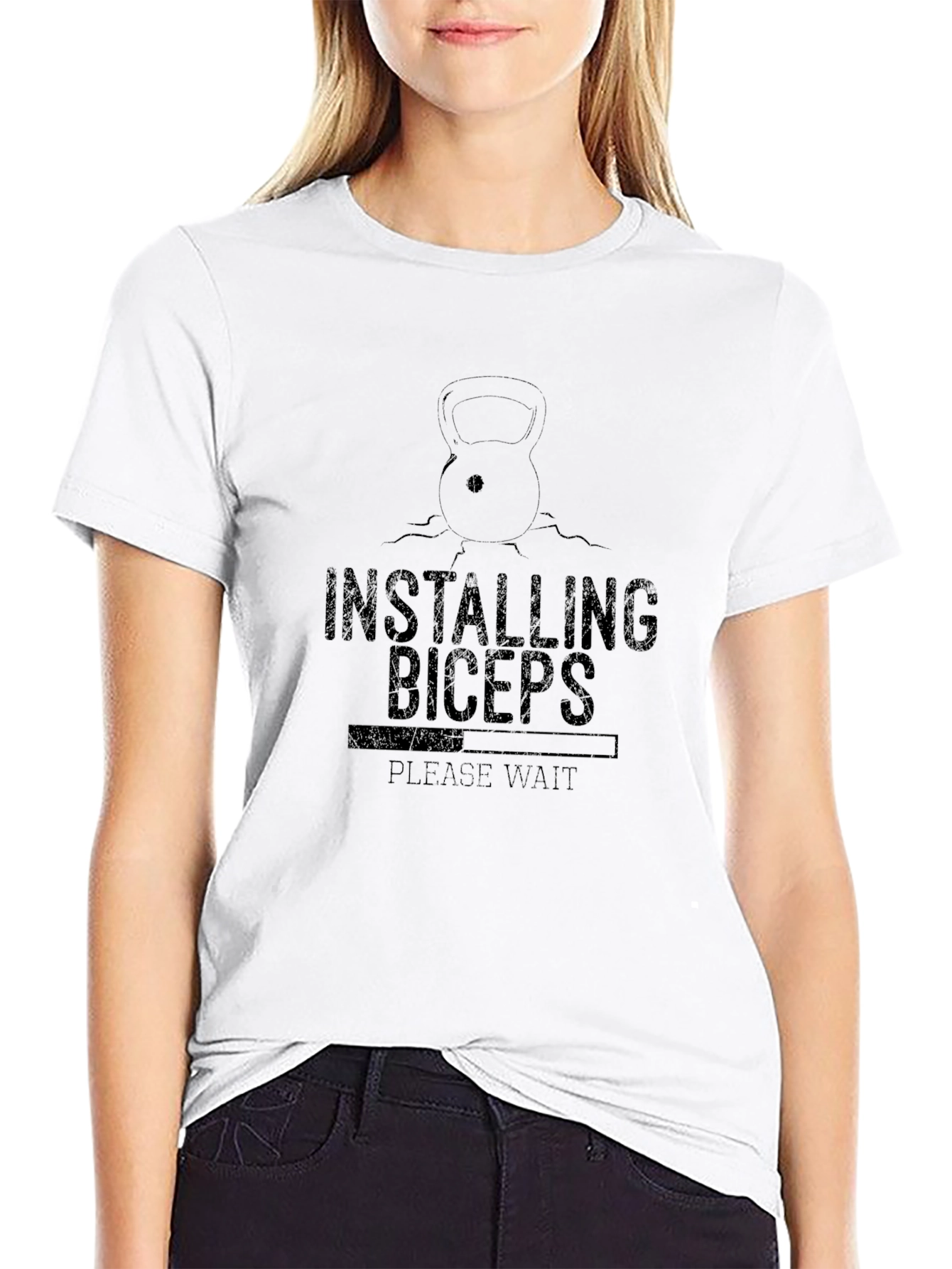 Installing Biceps Graphic T-Shirt