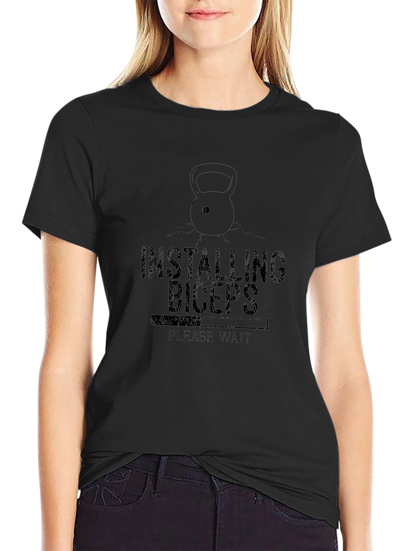 Installing Biceps Graphic T-Shirt