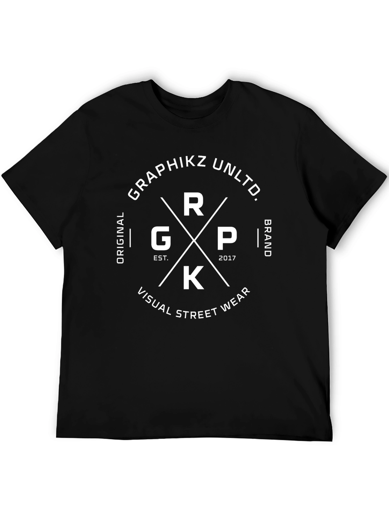 G.R.P.K Black Graphic T-Shirt