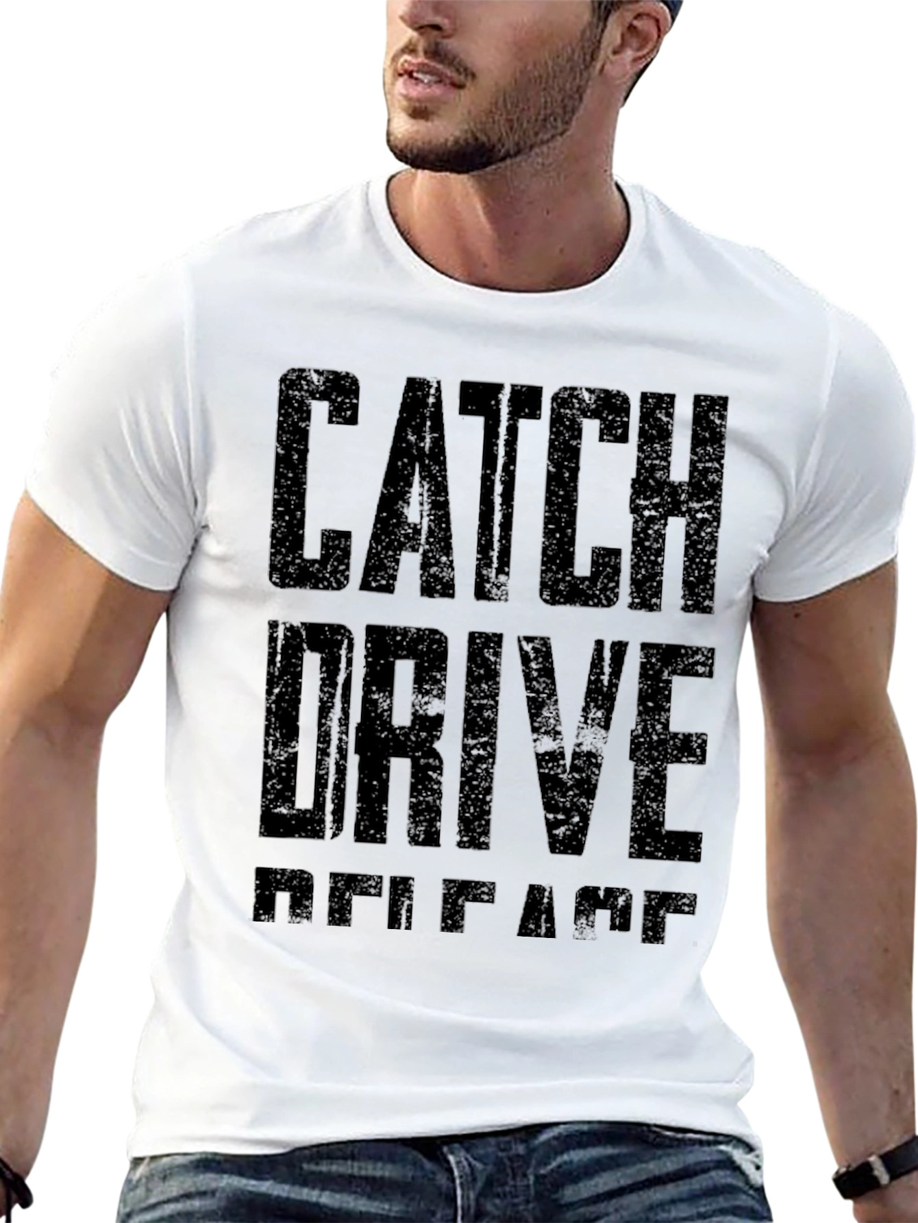 Catch Drive Release Black Graphic Tee