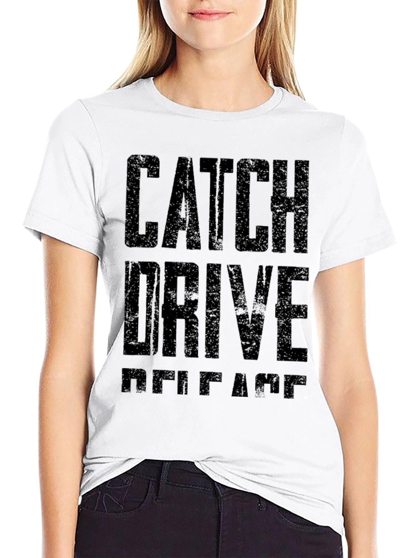 Catch Drive Release Black Graphic Tee