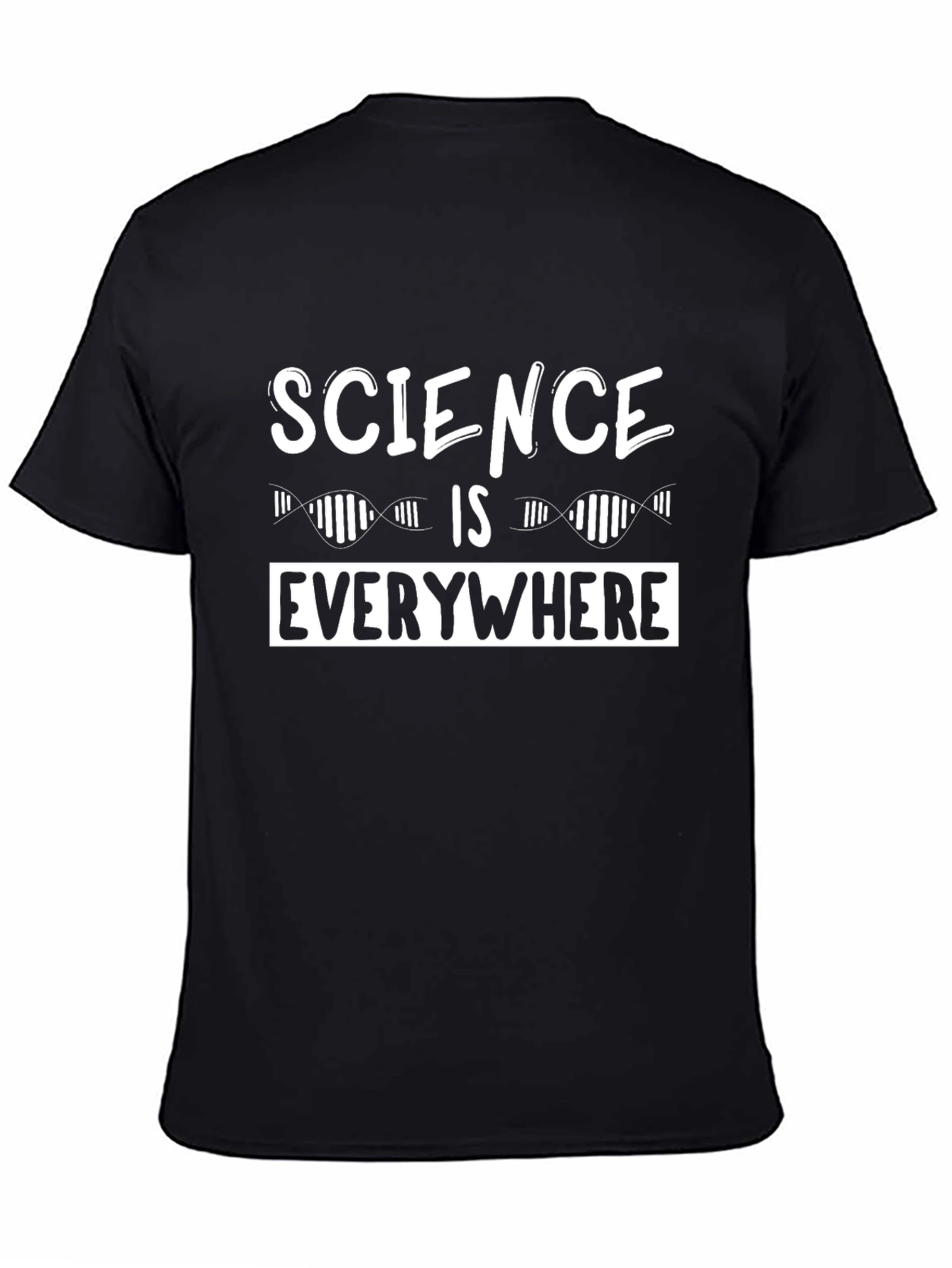 Science is Everywhere Graphic T-Shirt - Black
