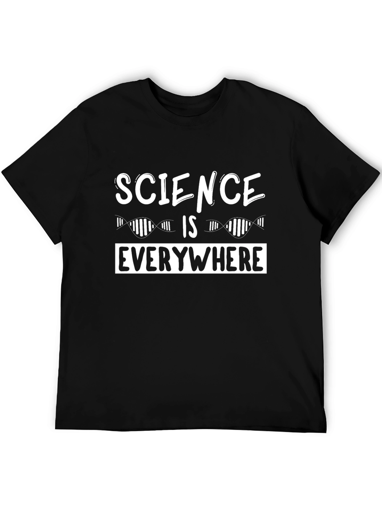Science is Everywhere Graphic T-Shirt - Black