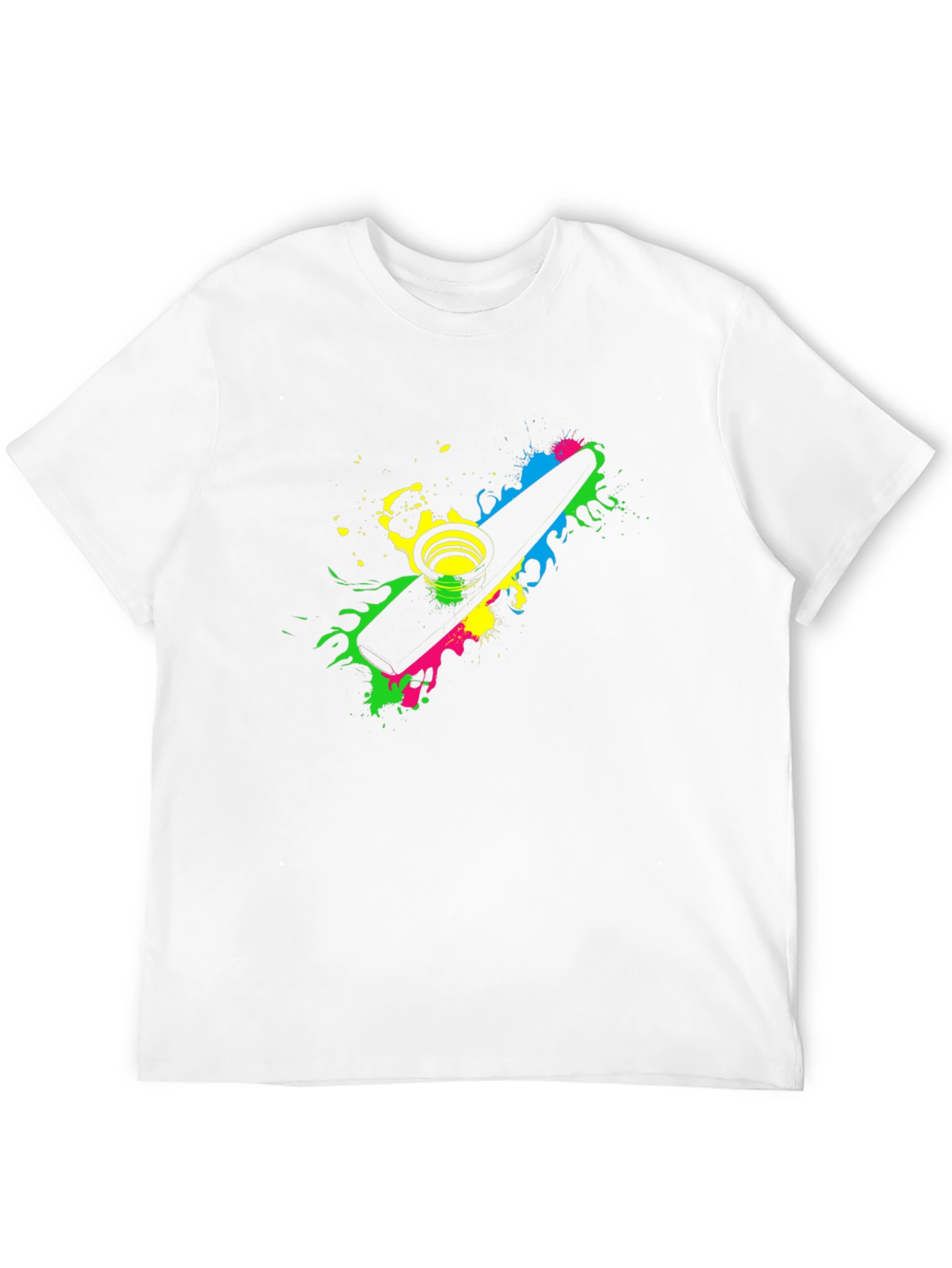 Kazoo Splatter Graphic T-Shirt - Music Lover Tee