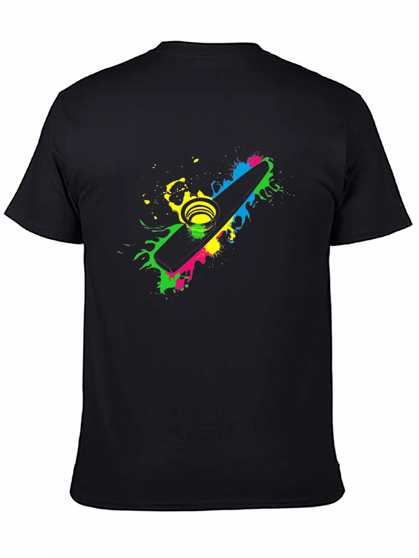 Kazoo Splatter Graphic T-Shirt - Music Lover Tee