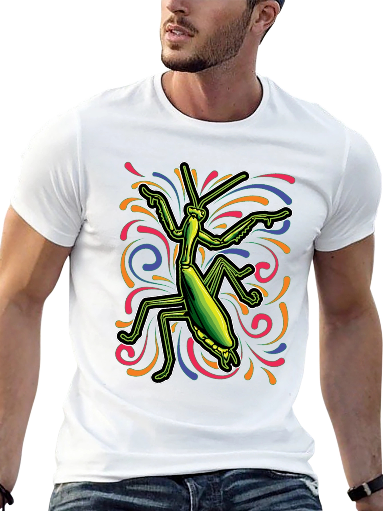 Praying Mantis Graphic T-Shirt