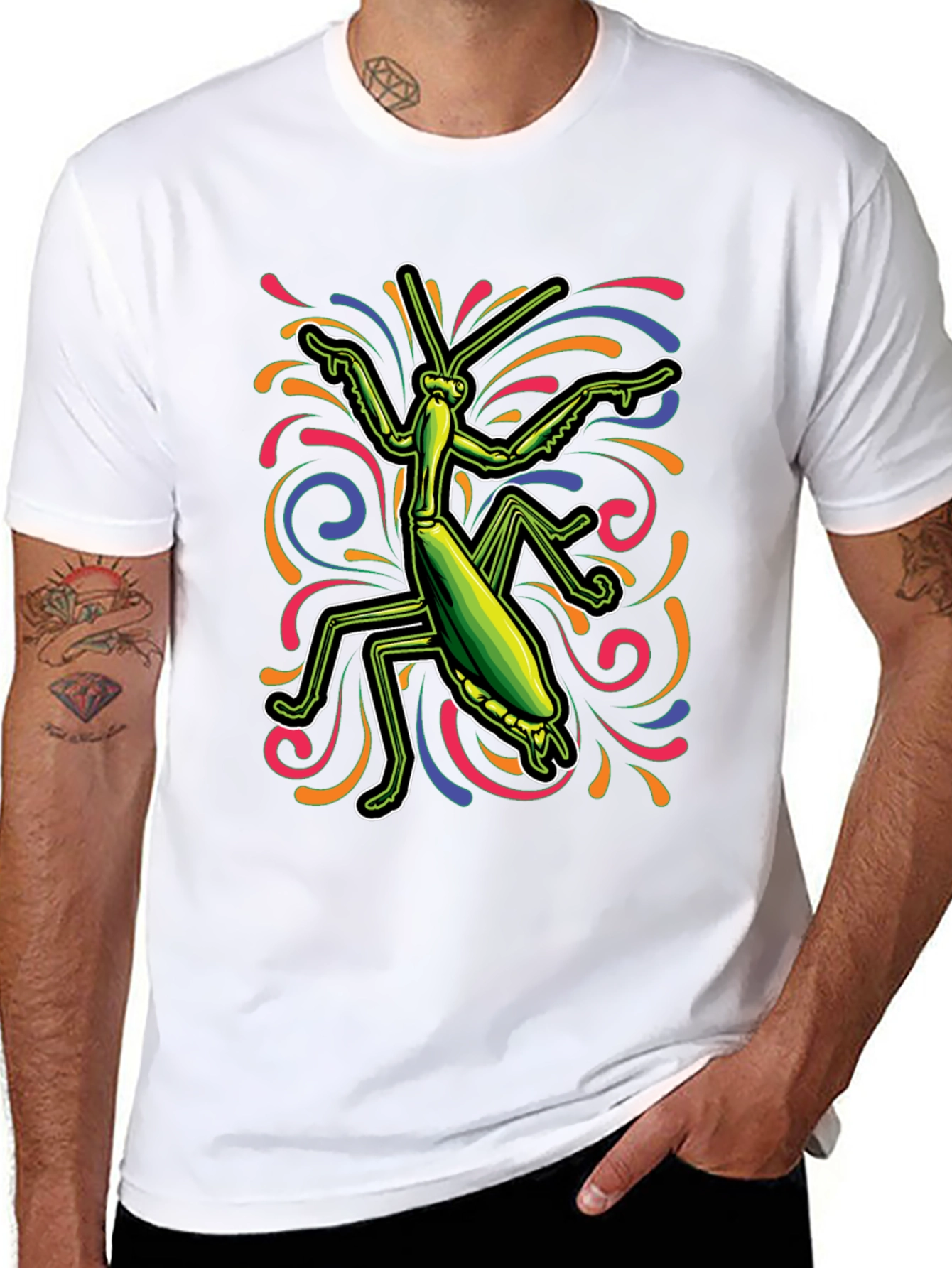 Praying Mantis Graphic T-Shirt