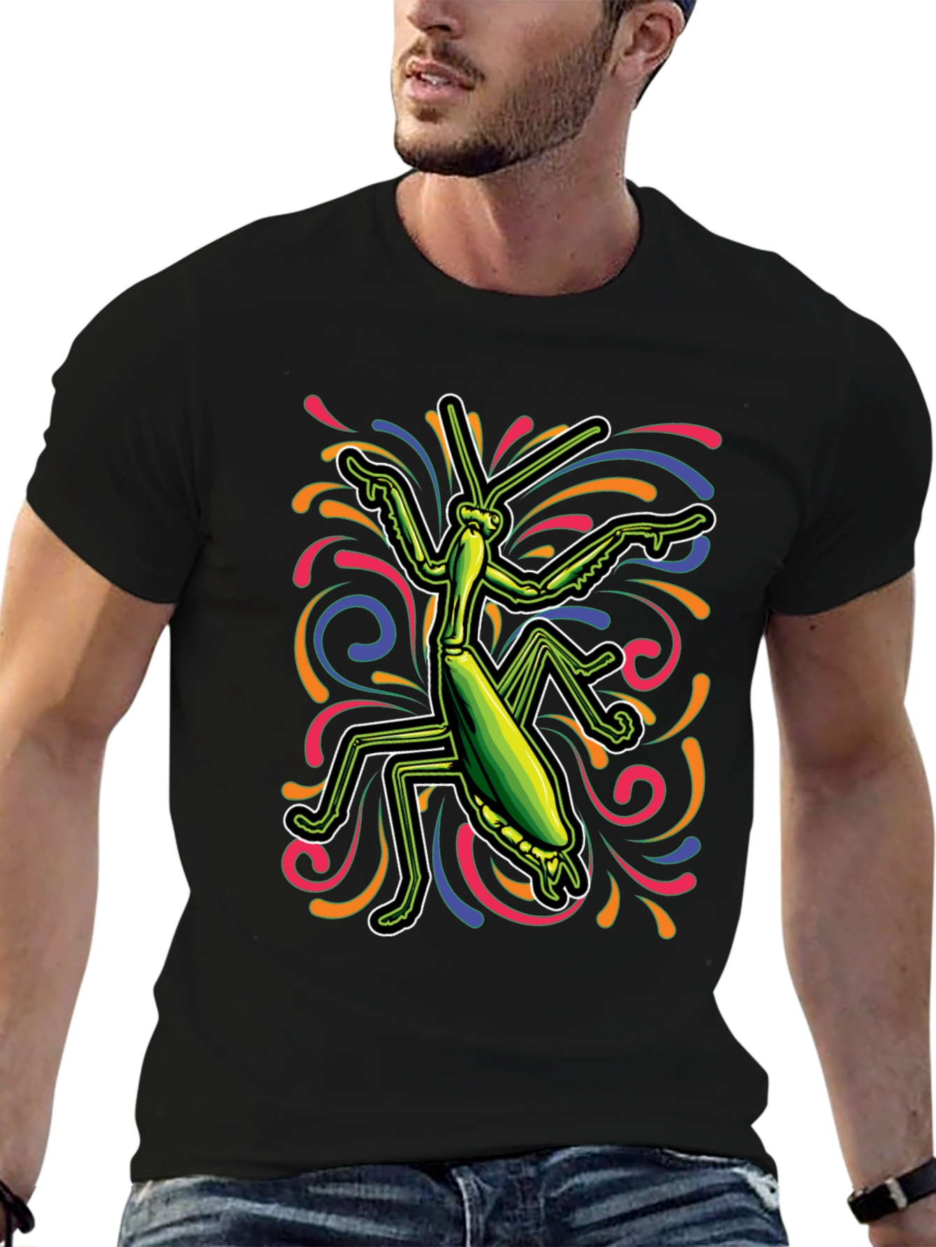 Praying Mantis Graphic T-Shirt