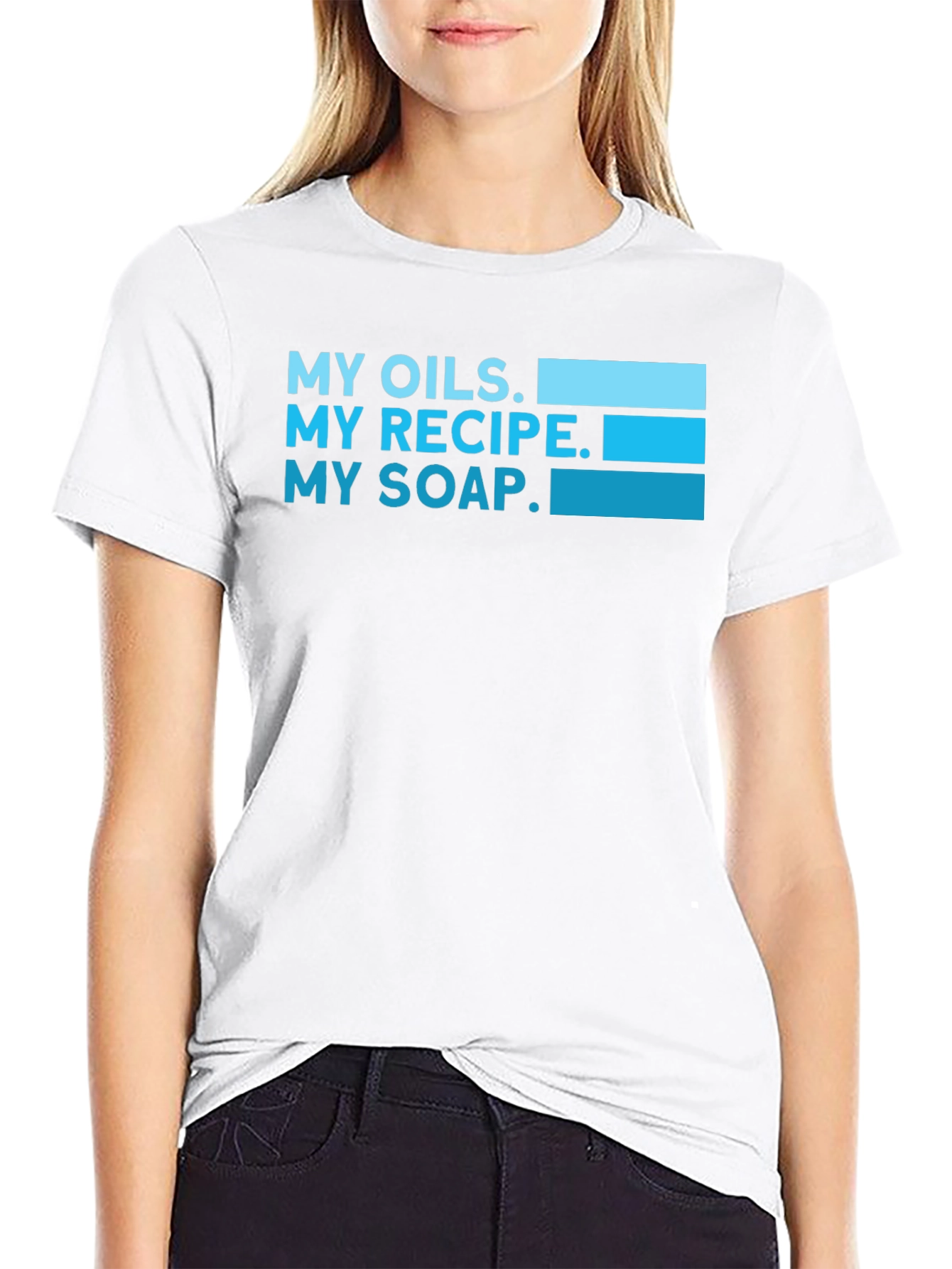My Oils My Recipe My Soap Black T-Shirt