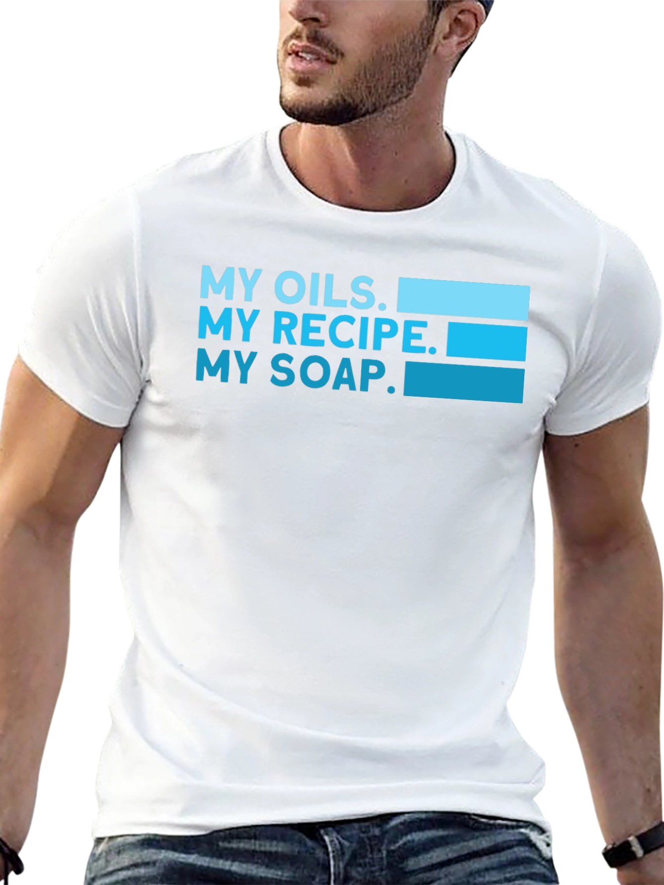 My Oils My Recipe My Soap Black T-Shirt