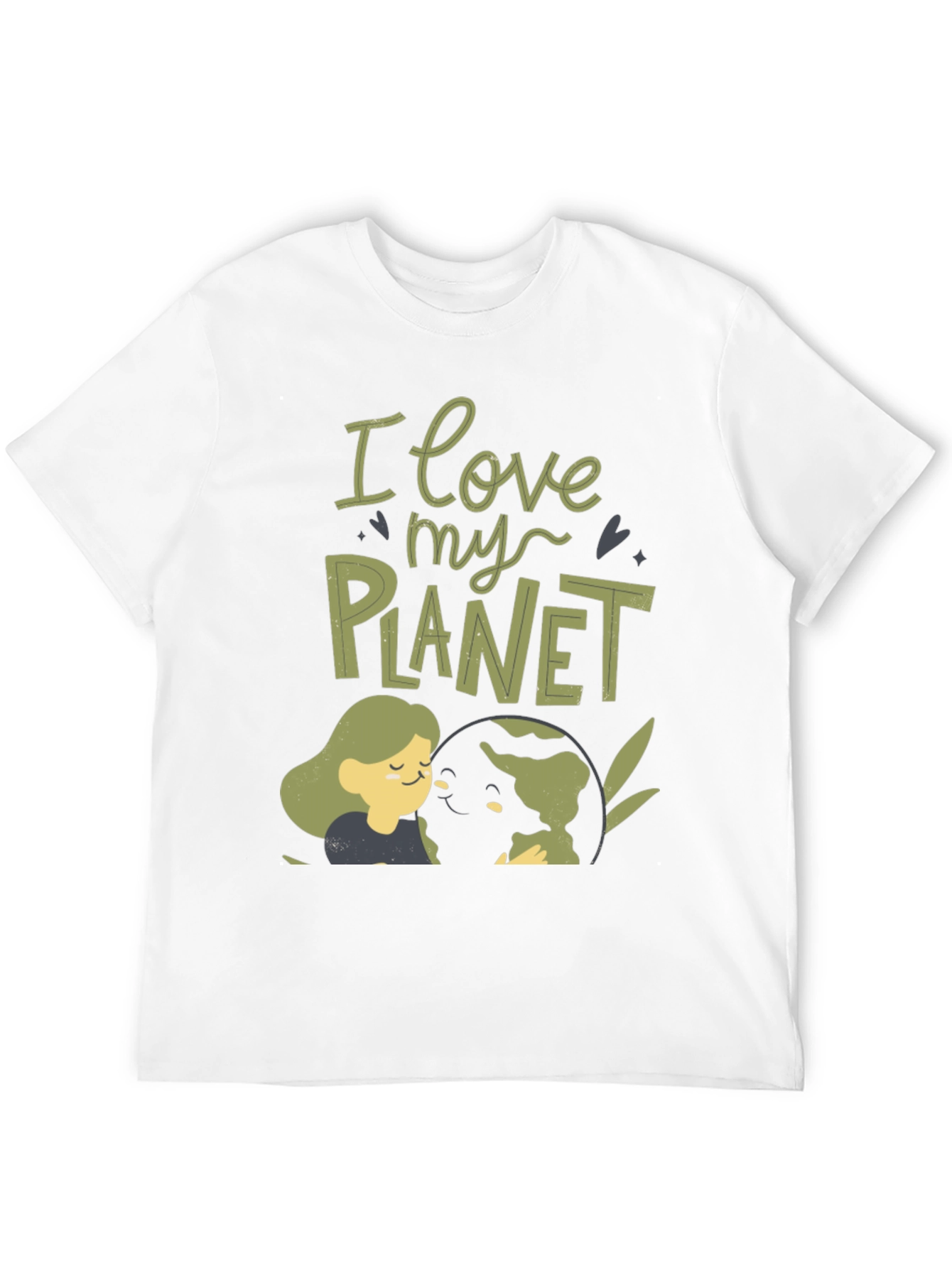 Eco-Friendly I Love My Planet Graphic Tee