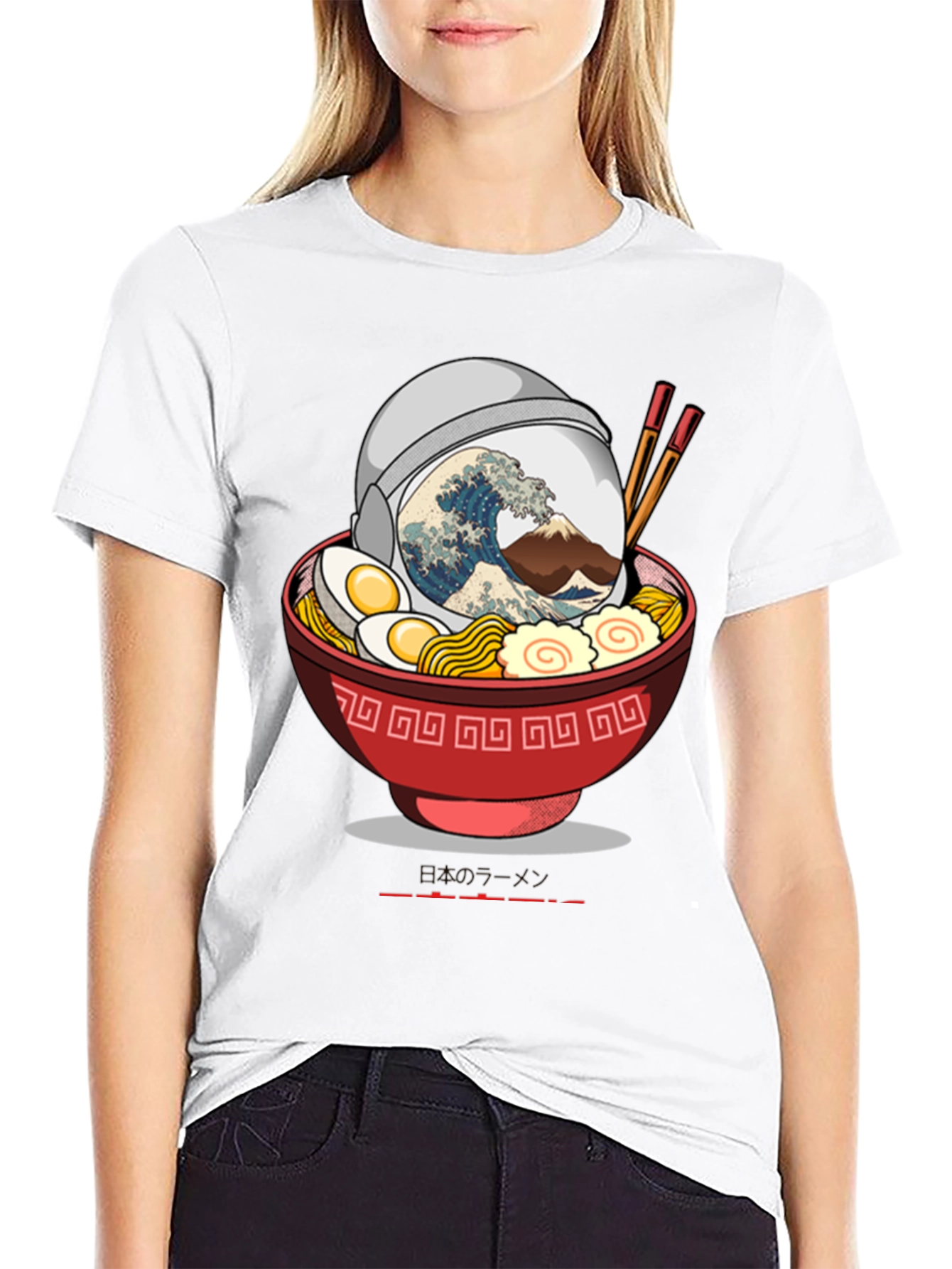 Astronaut Ramen Wave T-Shirt