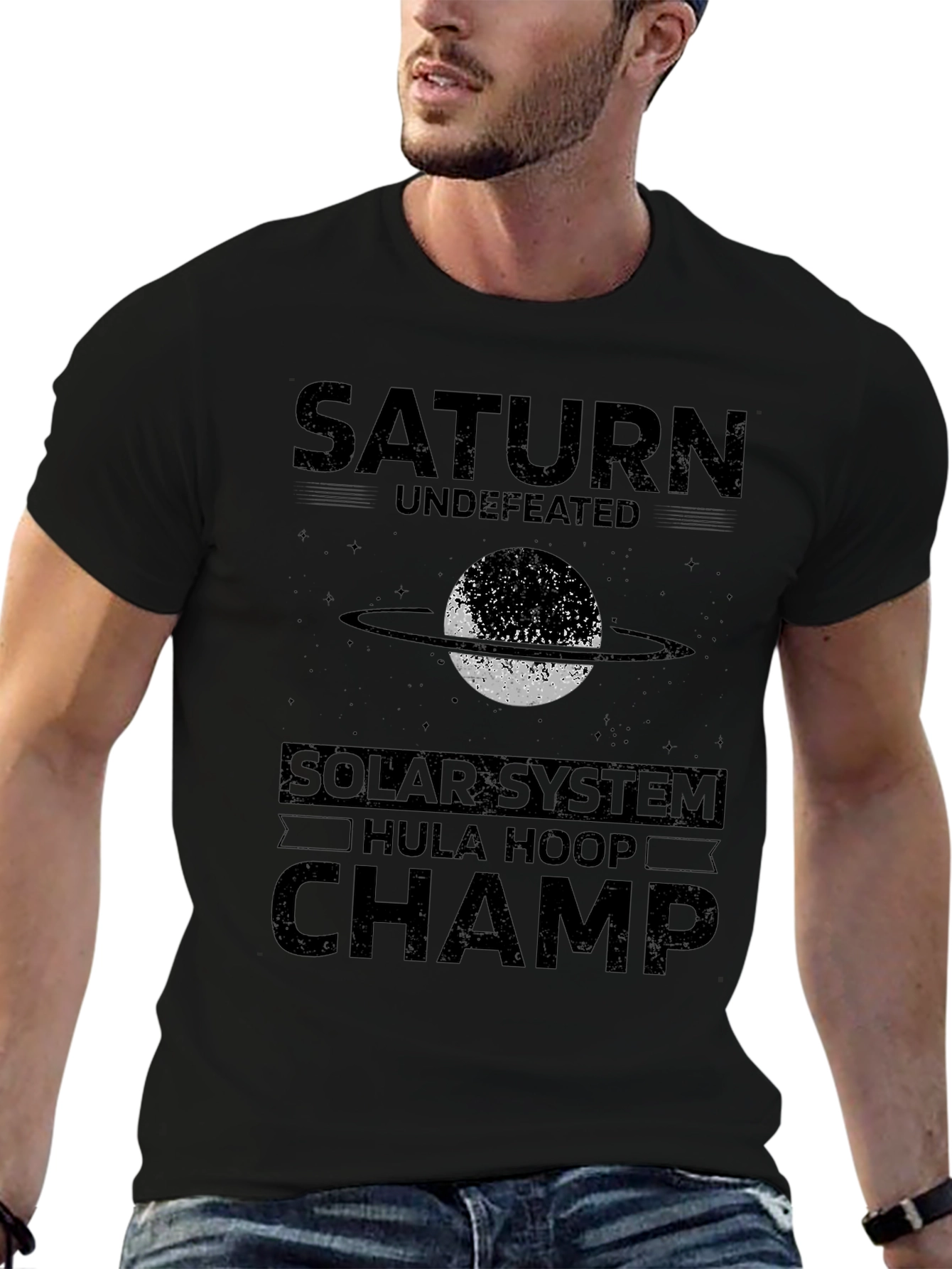 Saturn Undefeated Hula Hoop Champ T-Shirt