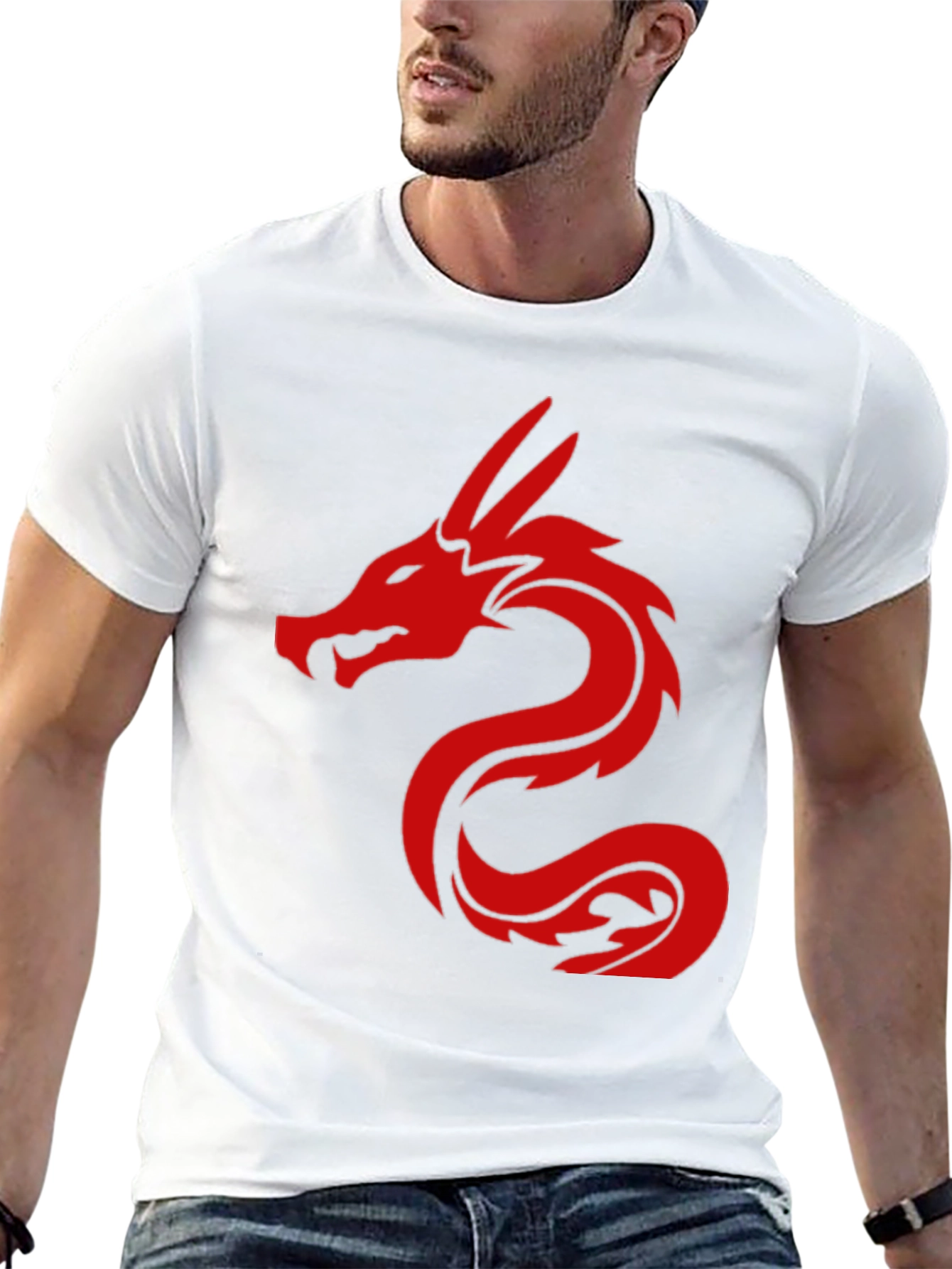Red Dragon Graphic T-Shirt - Bold & Stylish