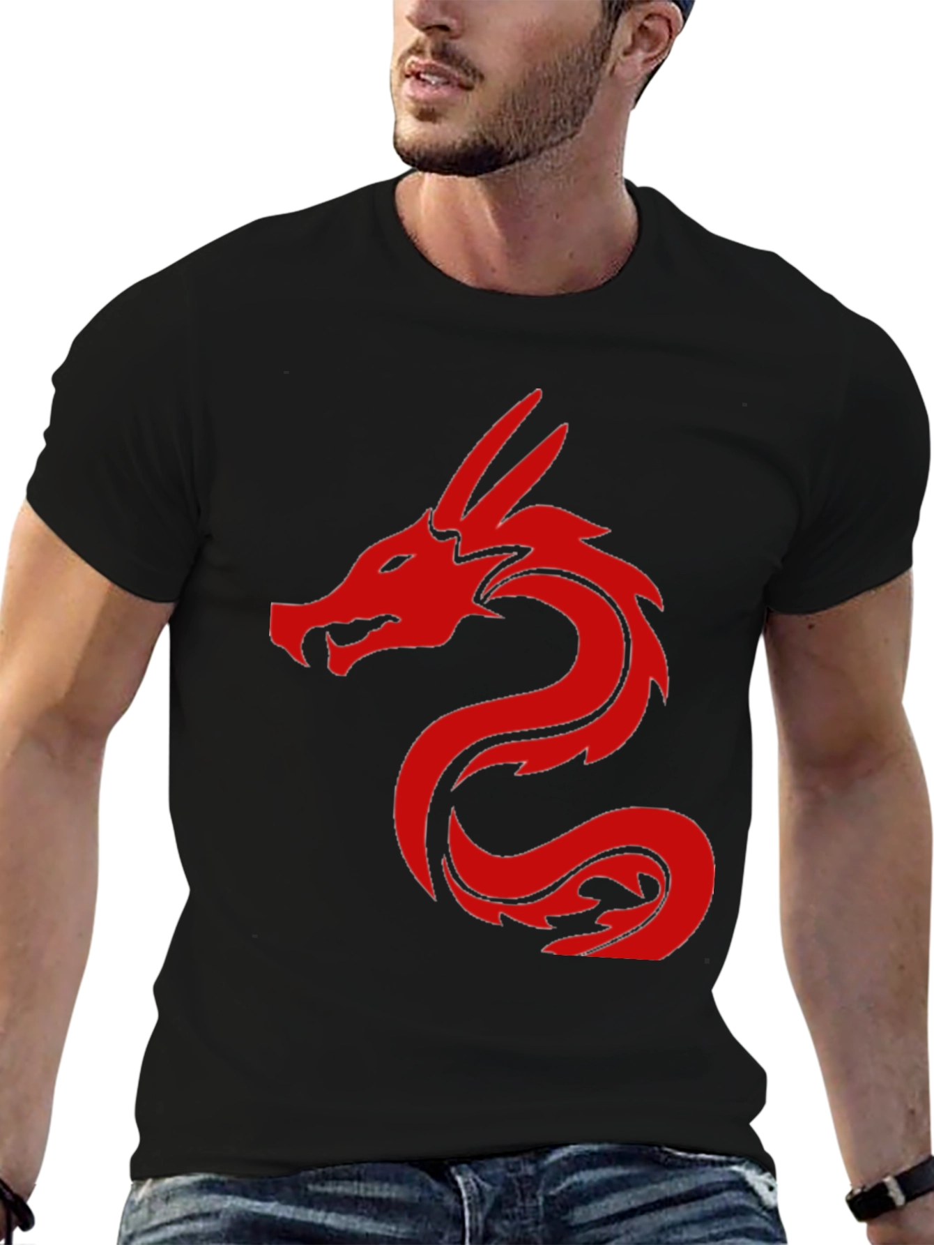 Red Dragon Graphic T-Shirt - Bold & Stylish
