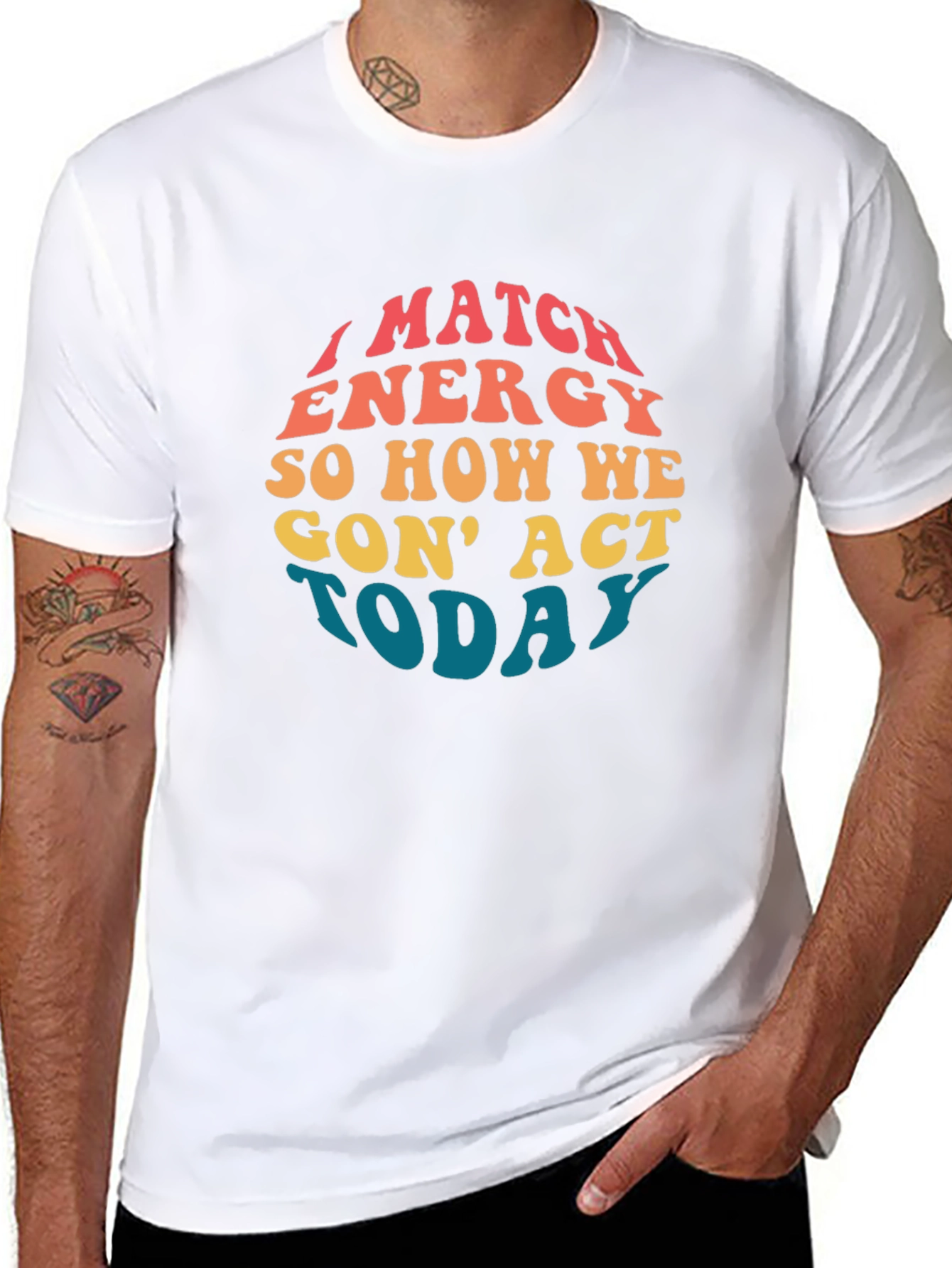 I Match Energy Graphic T-Shirt