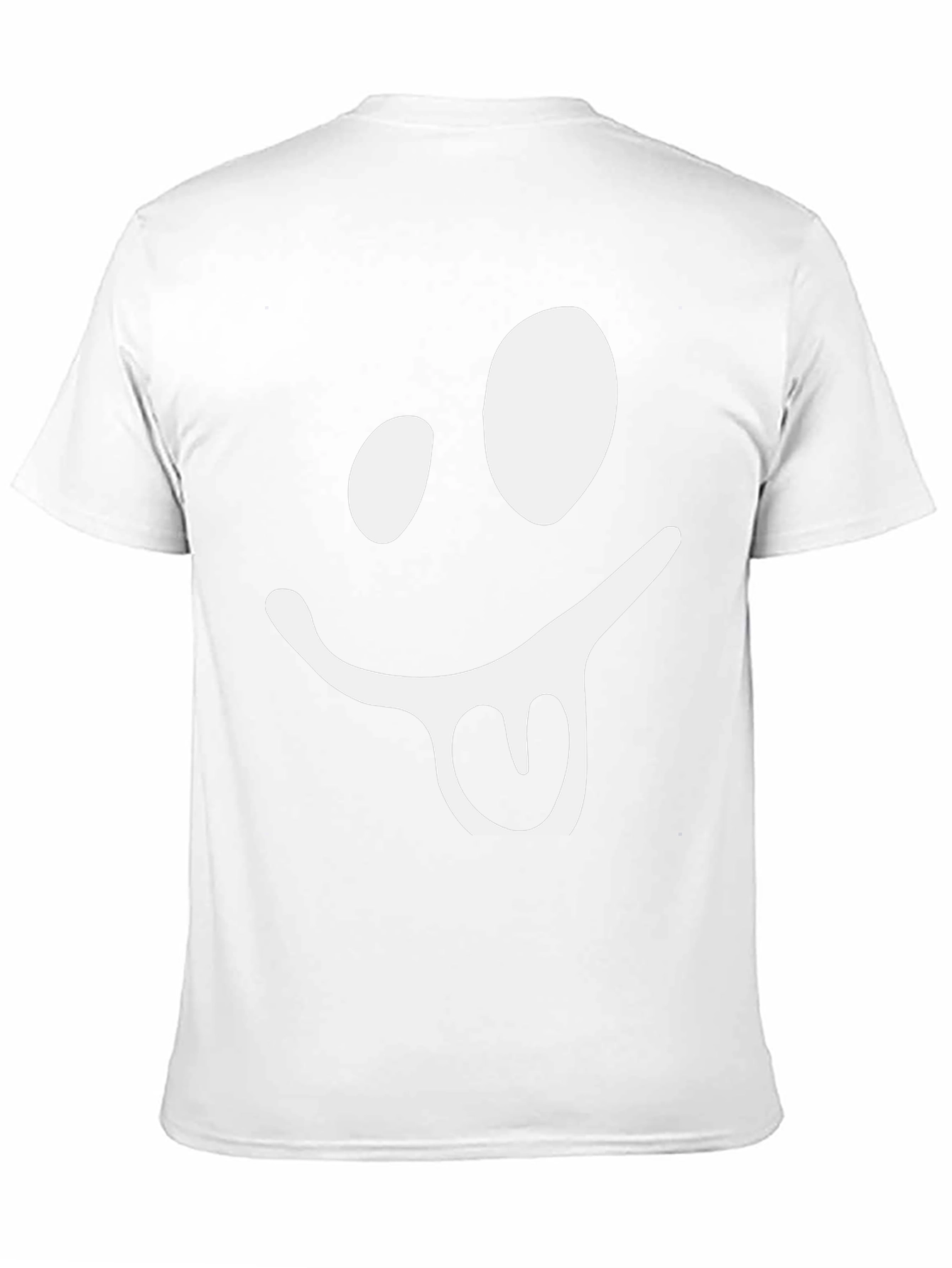 Funny Face Graphic Tee - Black Cotton T-Shirt