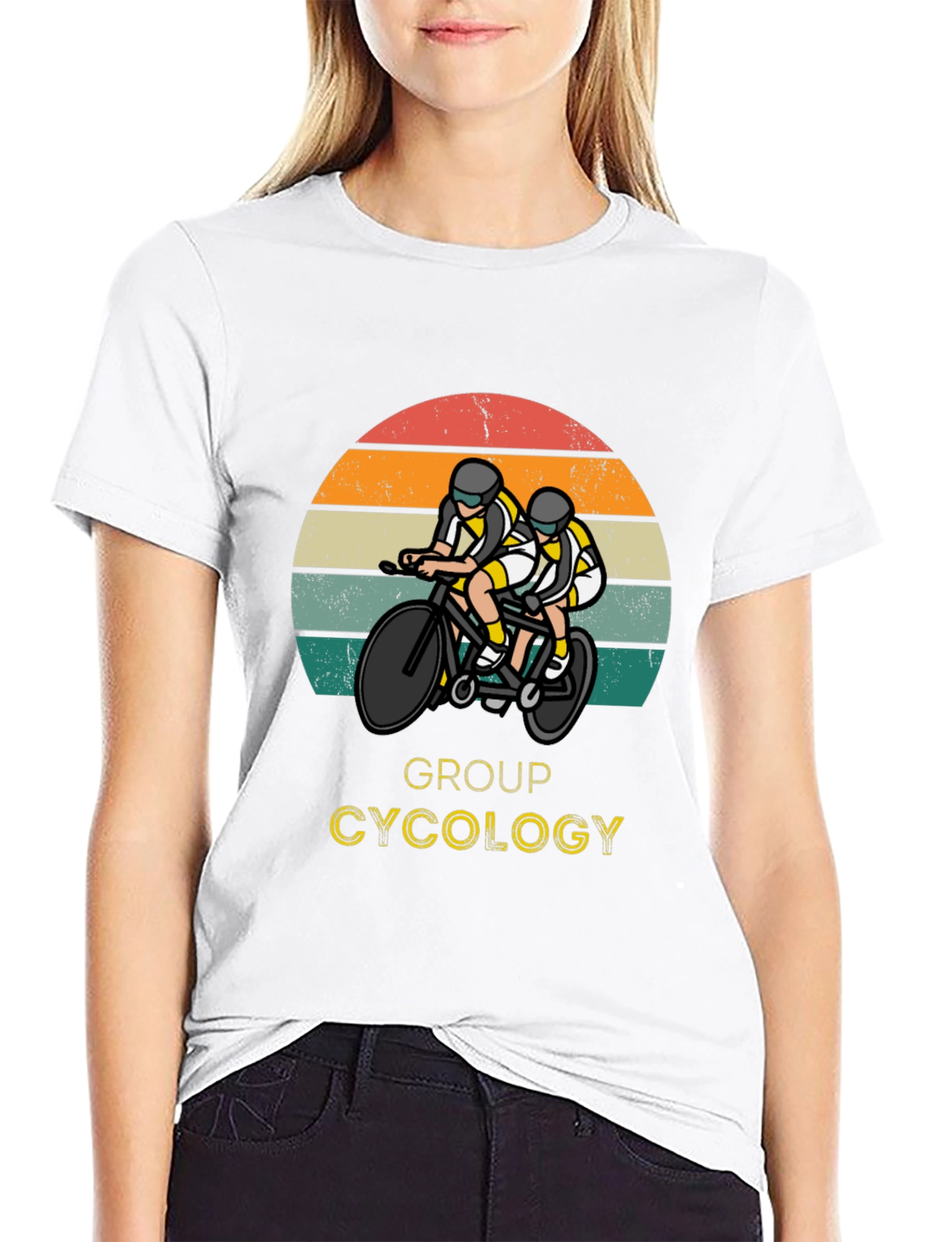 Group Cycology Graphic Tee - Cycling Lovers T-Shirt