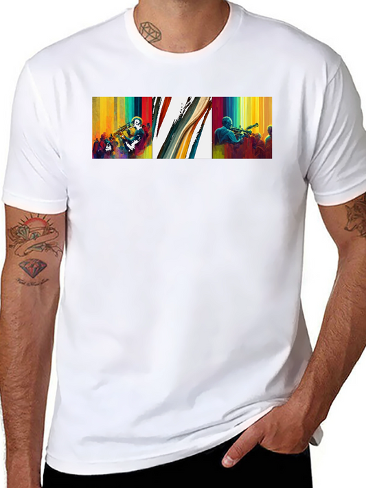 Abstract Musician Graphic Tee