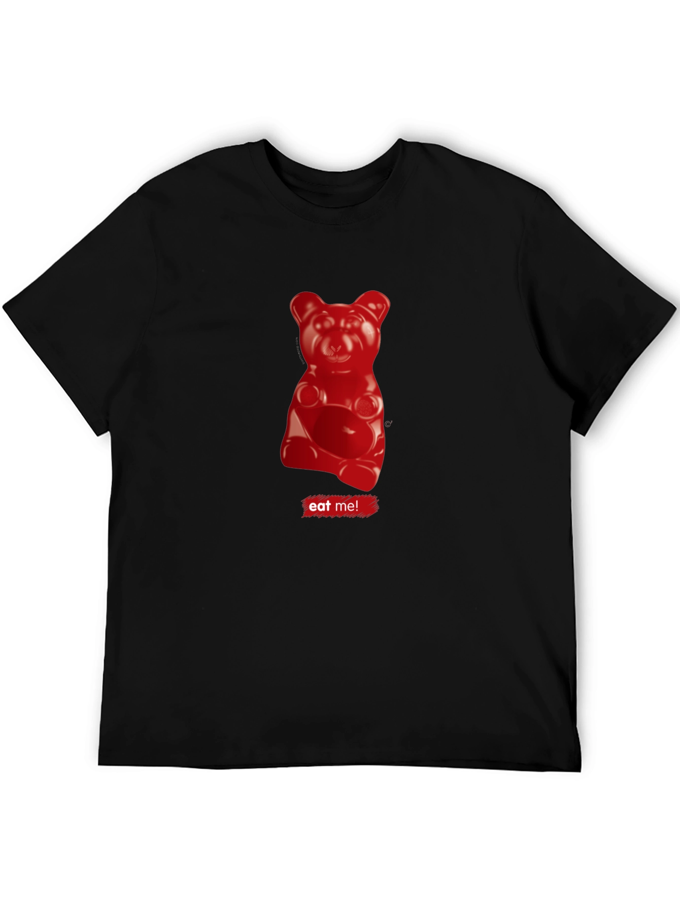 Gummy Bear Eat Me T-Shirt - Black