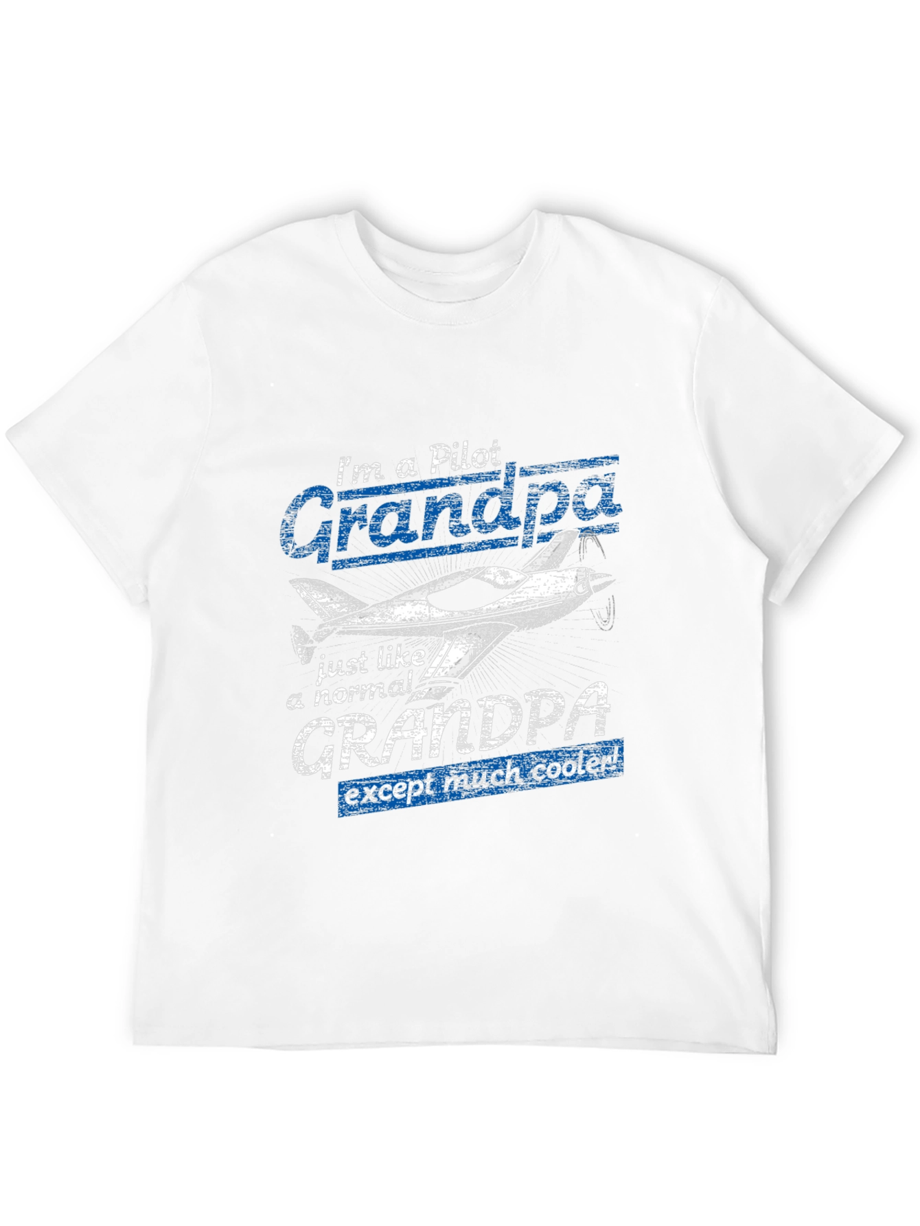 Pilot Grandpa T-Shirt - Cool Aviator Grandfather Tee