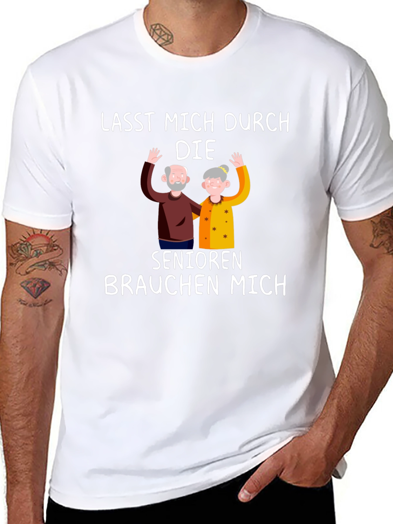 Funny Seniors Graphic T-Shirt