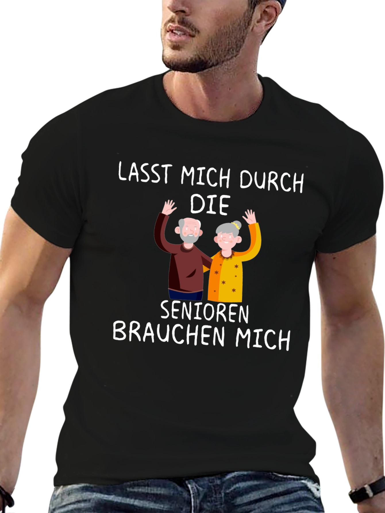 Funny Seniors Graphic T-Shirt