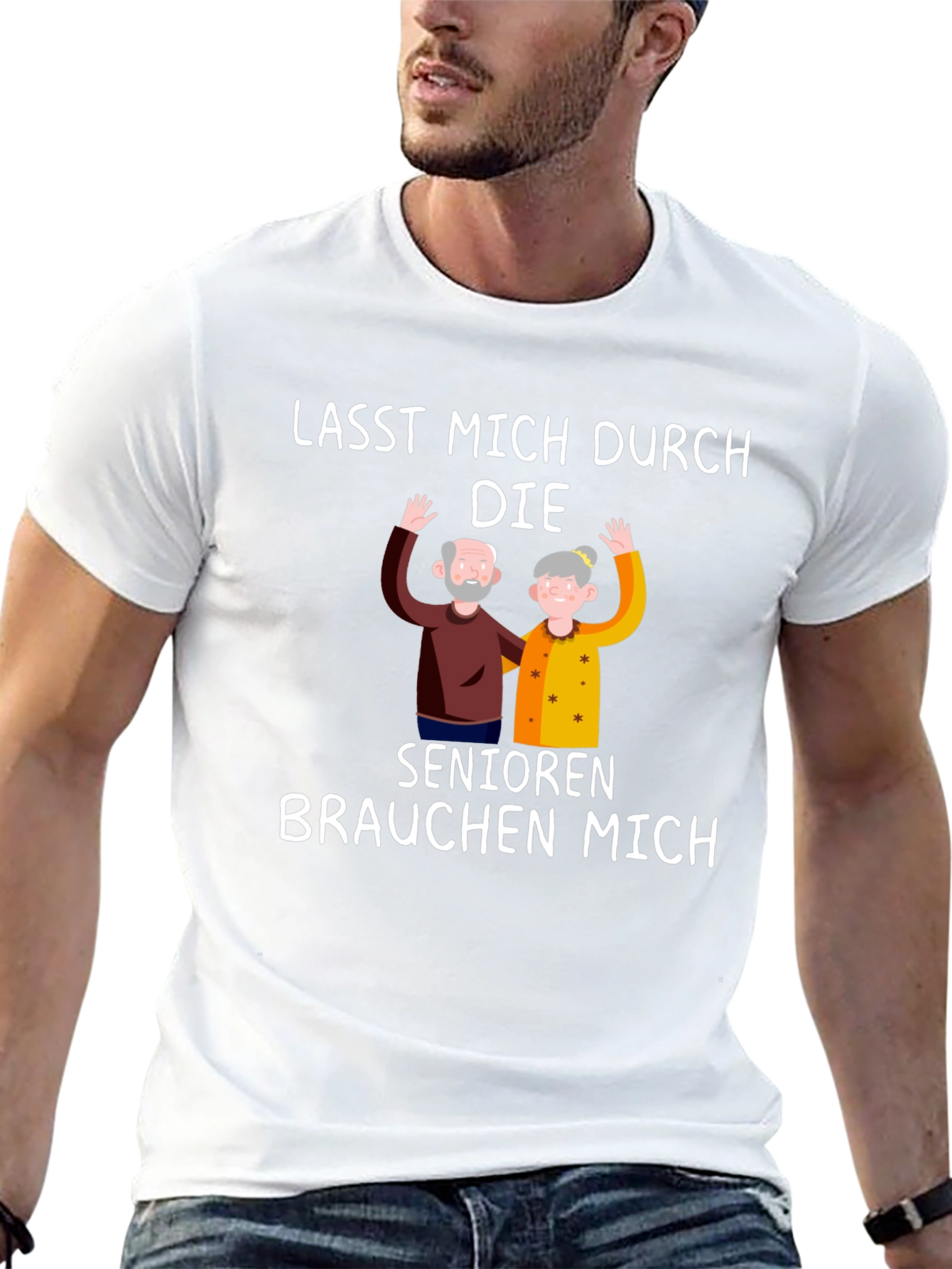 Funny Seniors Graphic T-Shirt