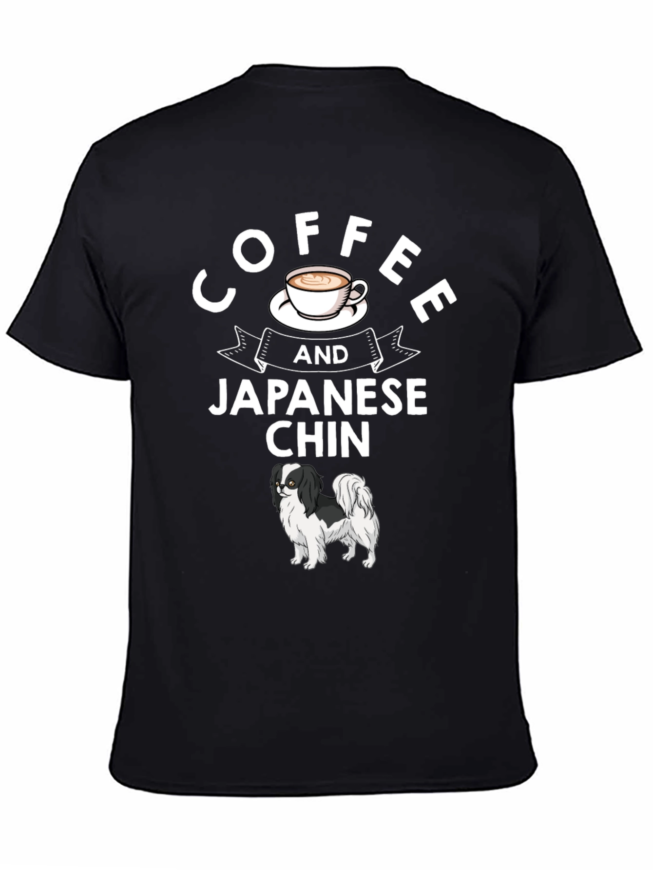 Coffee and Japanese Chin T-Shirt
