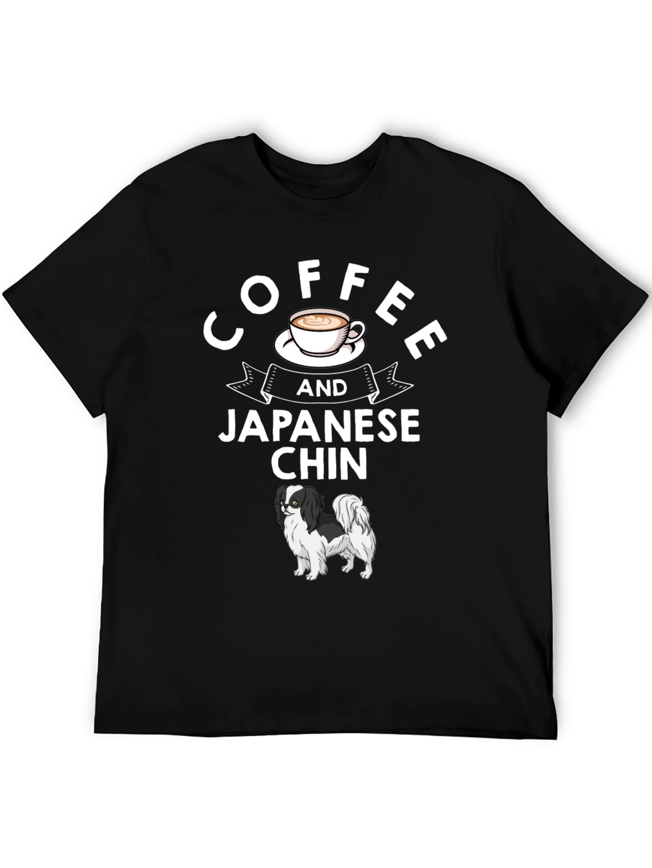 Coffee and Japanese Chin T-Shirt