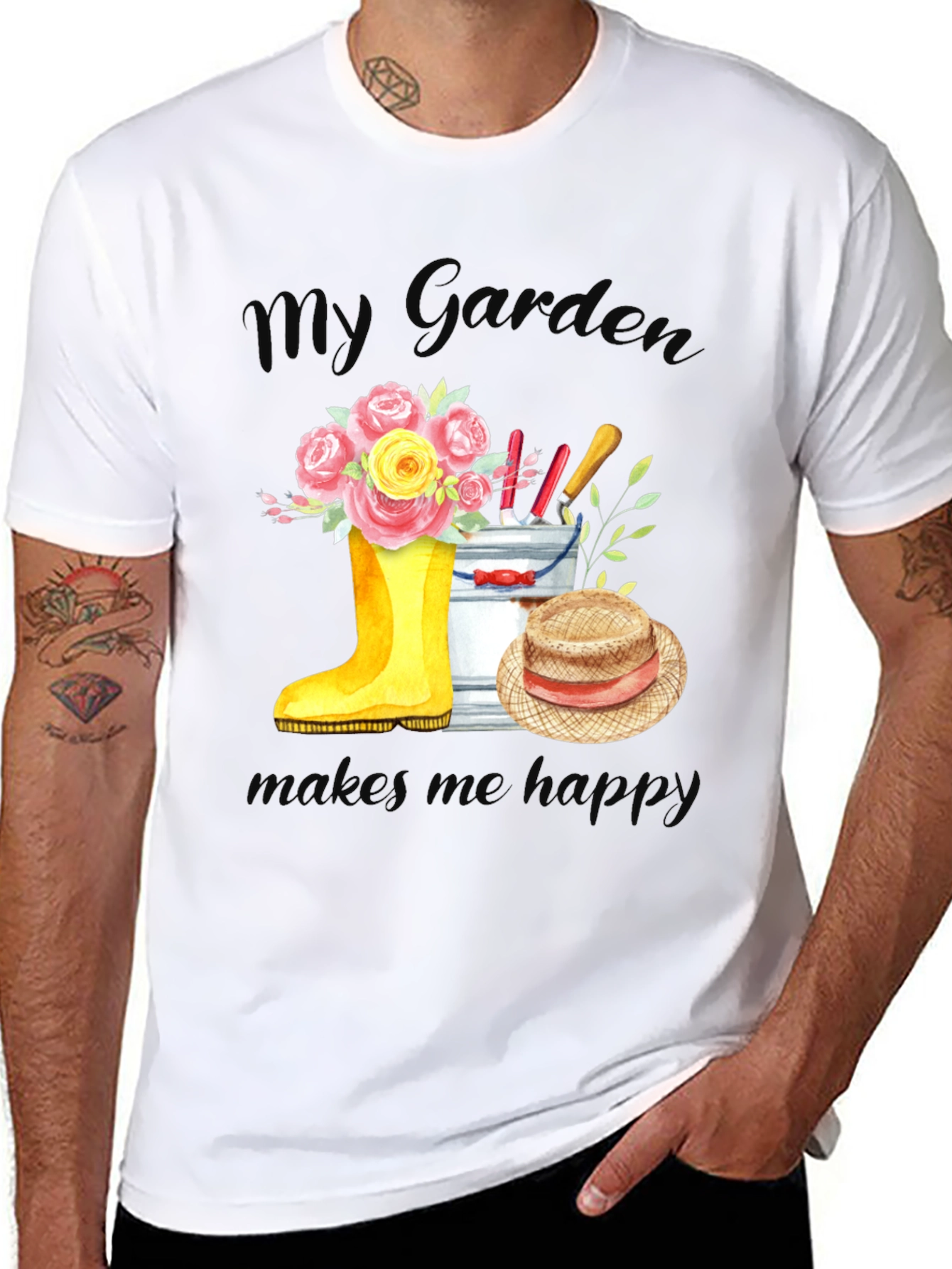 Gardening T-Shirt - My Garden Makes Me Happy!