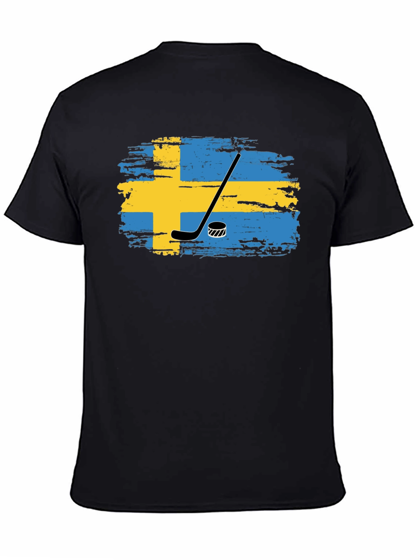 Sweden Hockey T-Shirt - Swedish Flag Tee