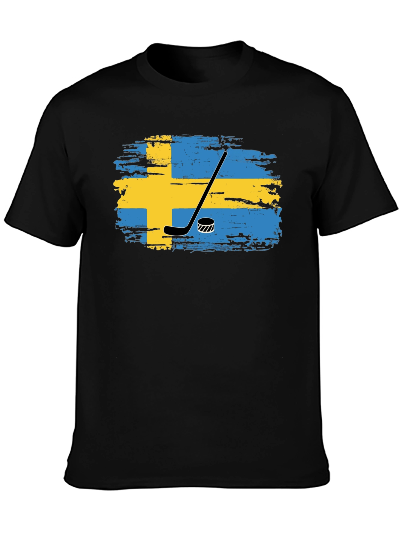 Sweden Hockey T-Shirt - Swedish Flag Tee