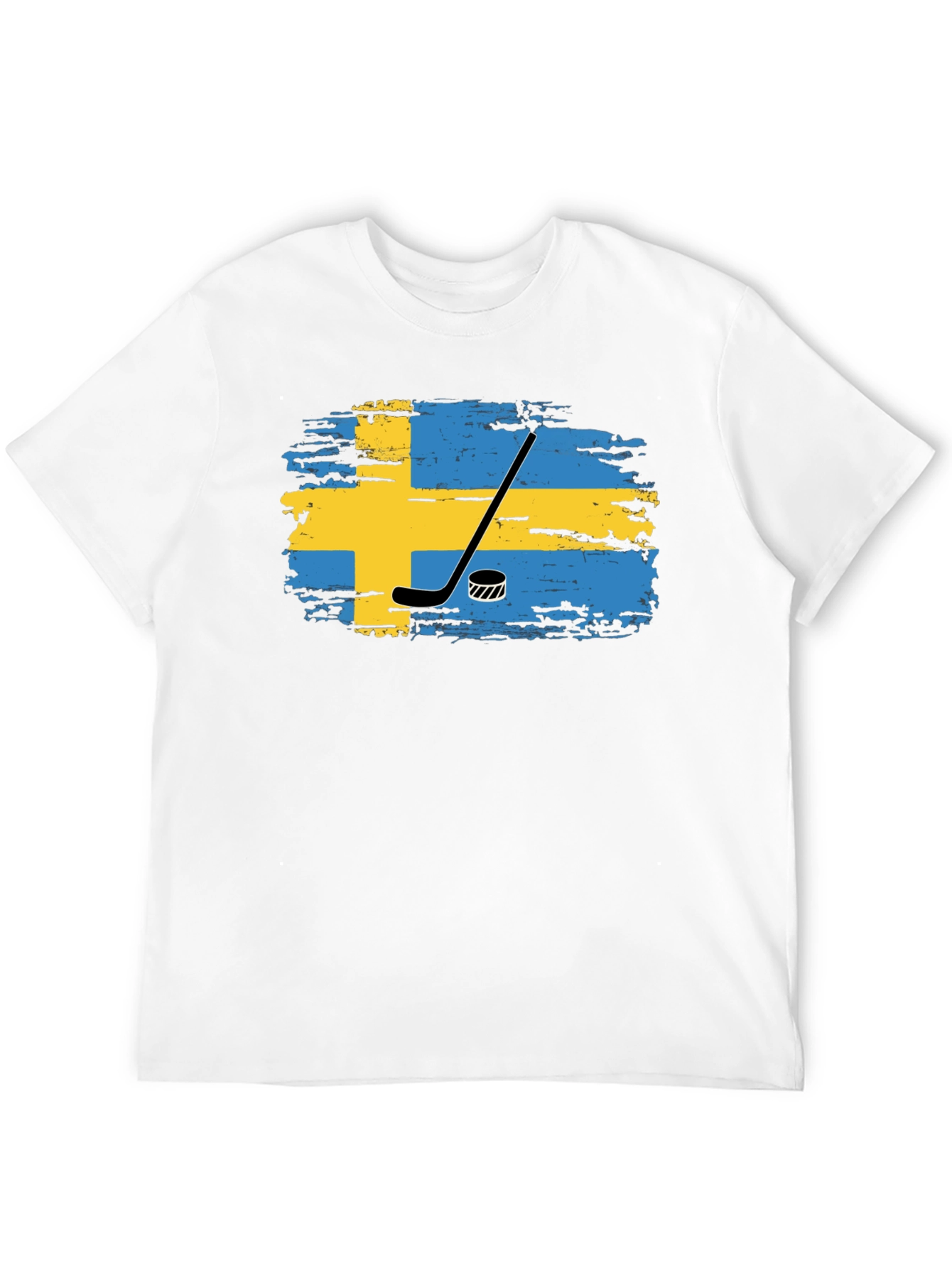Sweden Hockey T-Shirt - Swedish Flag Tee