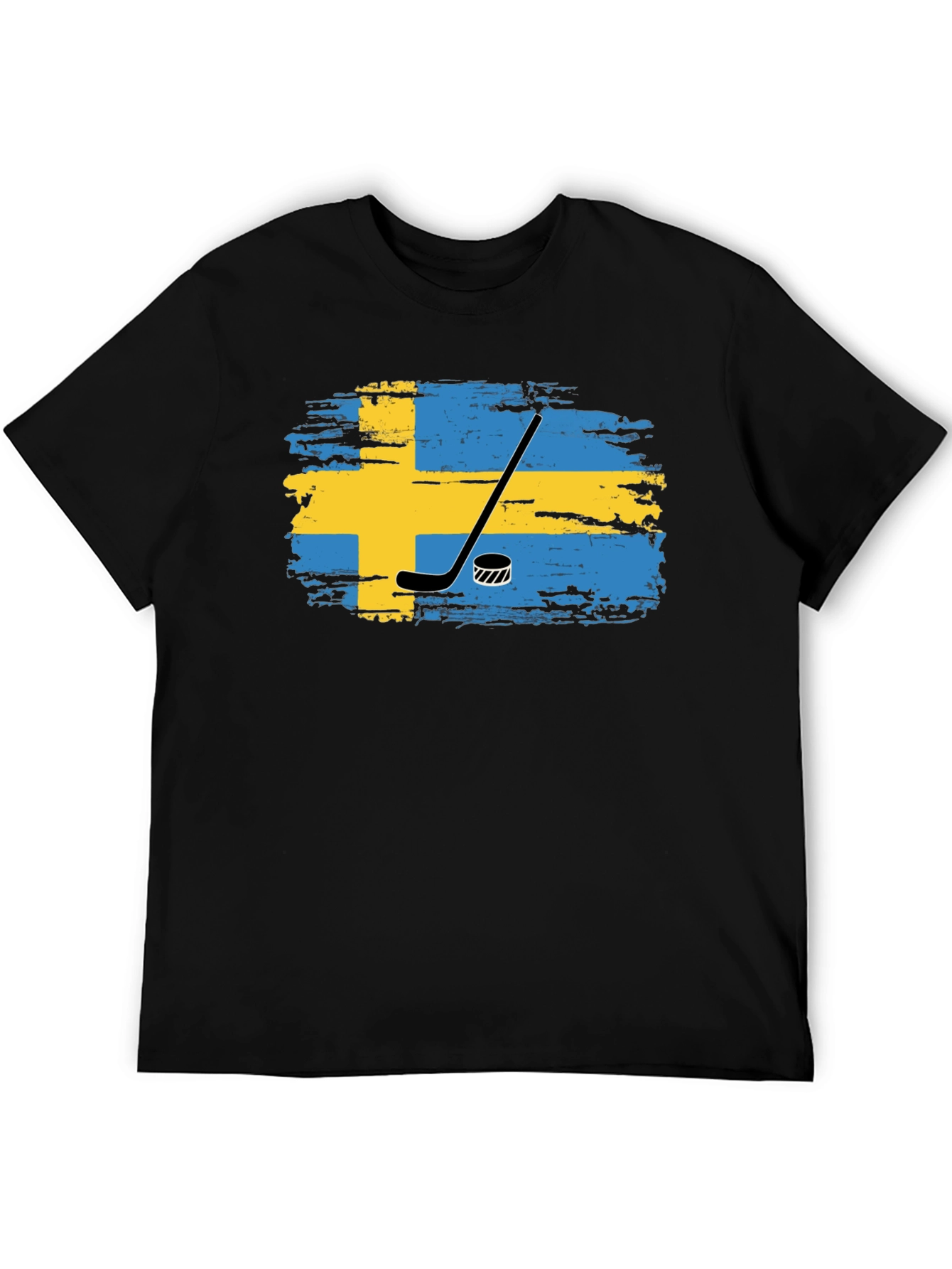 Sweden Hockey T-Shirt - Swedish Flag Tee