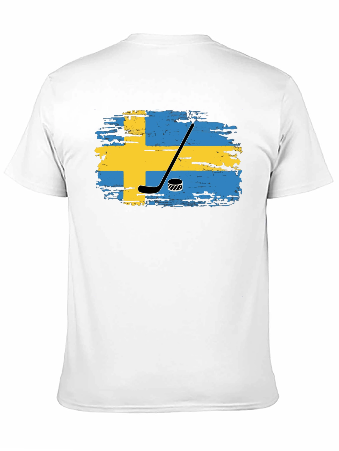 Sweden Hockey T-Shirt - Swedish Flag Tee