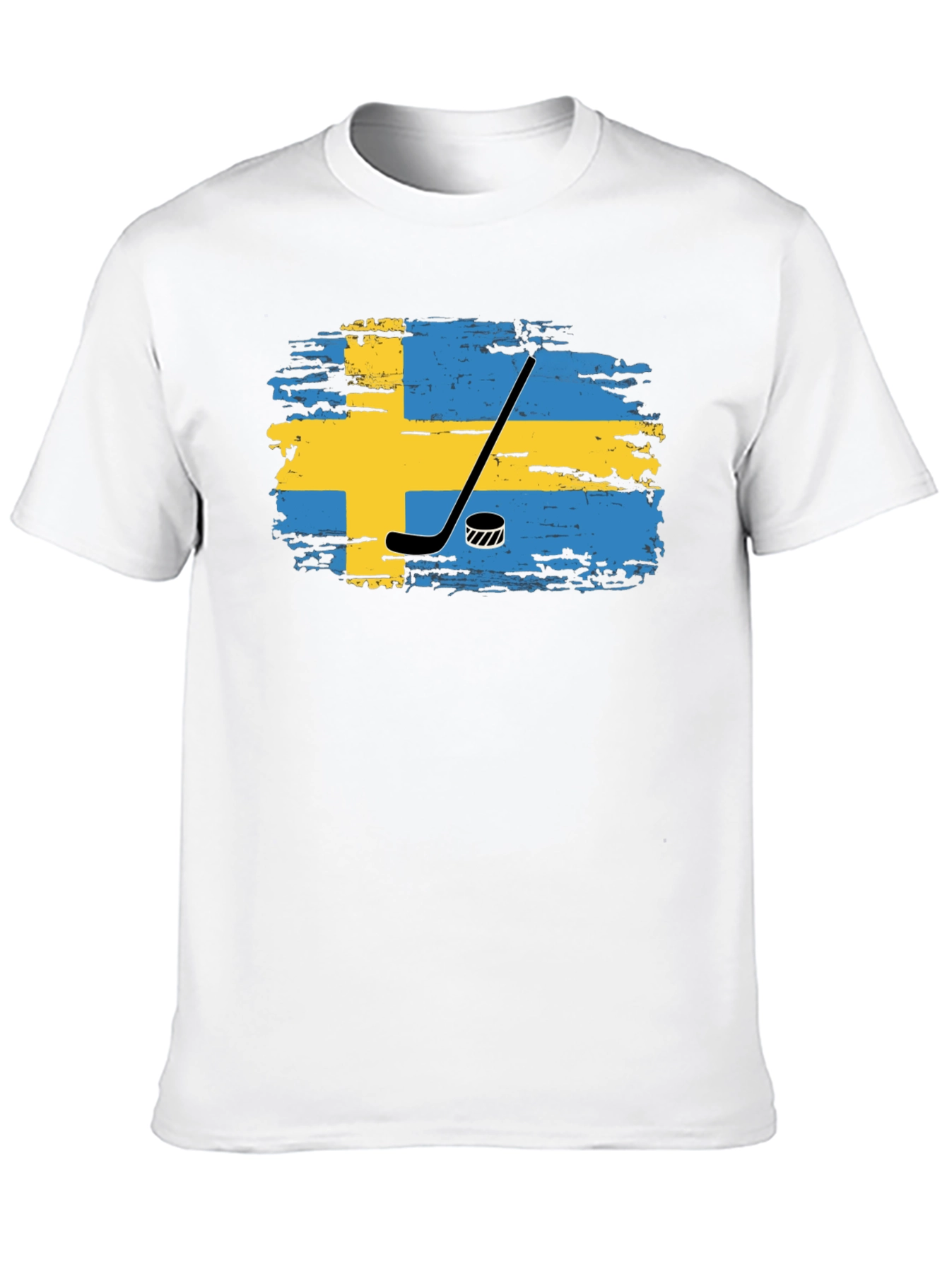 Sweden Hockey T-Shirt - Swedish Flag Tee