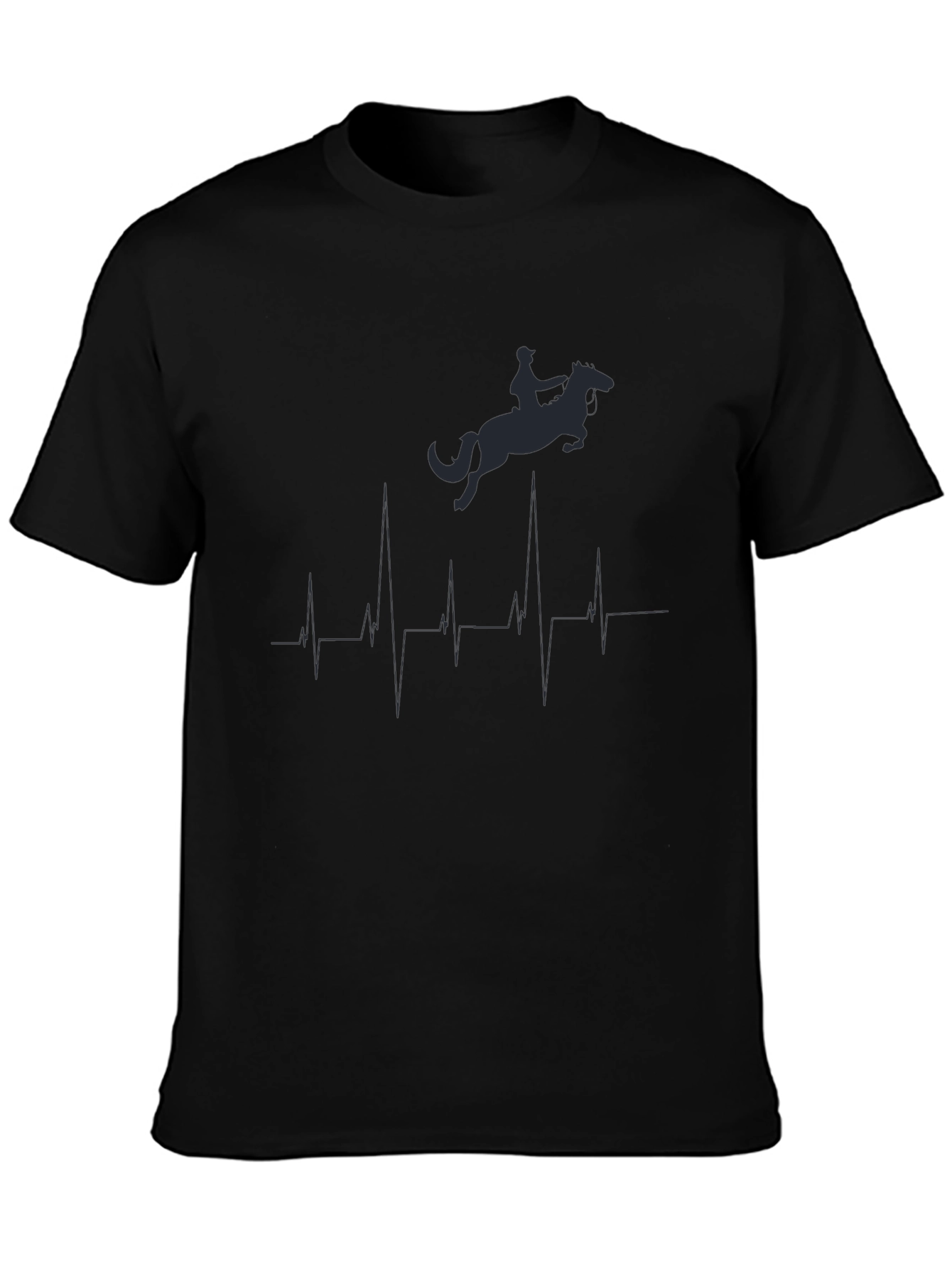 Equestrian Heartbeat T-Shirt - Horse Lover Tee