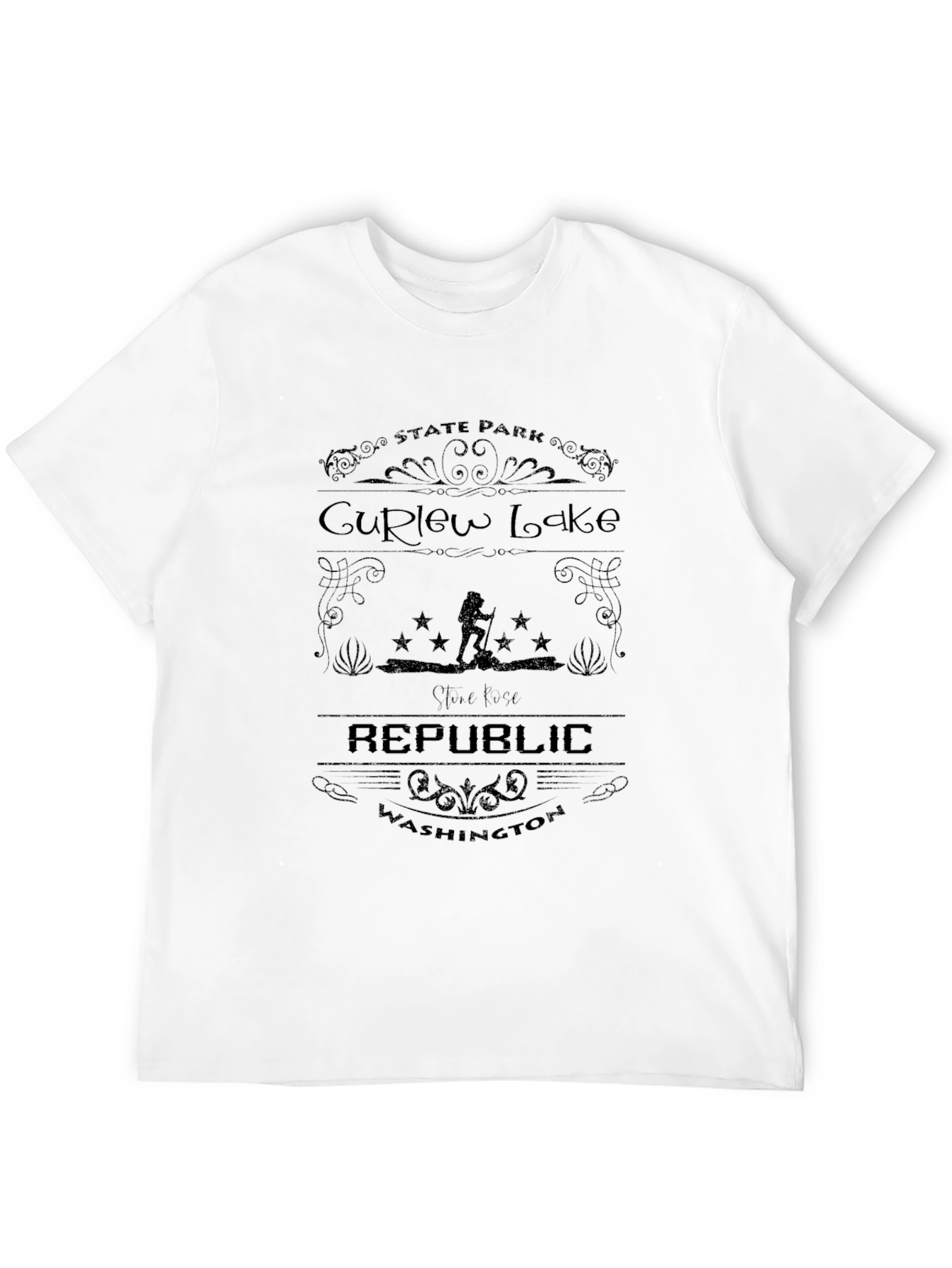 Curlew Lake State Park Black Graphic T-Shirt