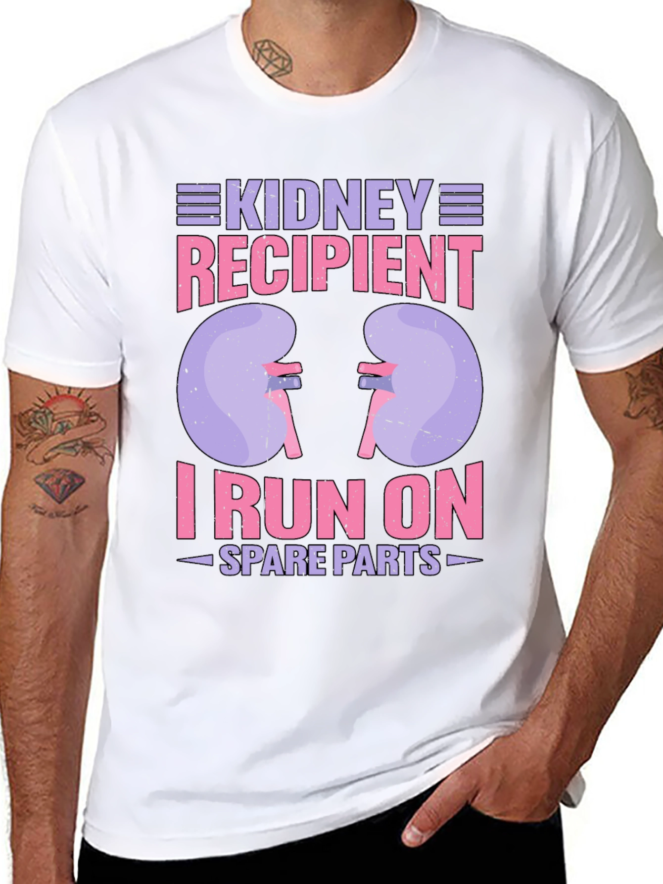 Kidney Recipient Spare Parts Graphic Tee