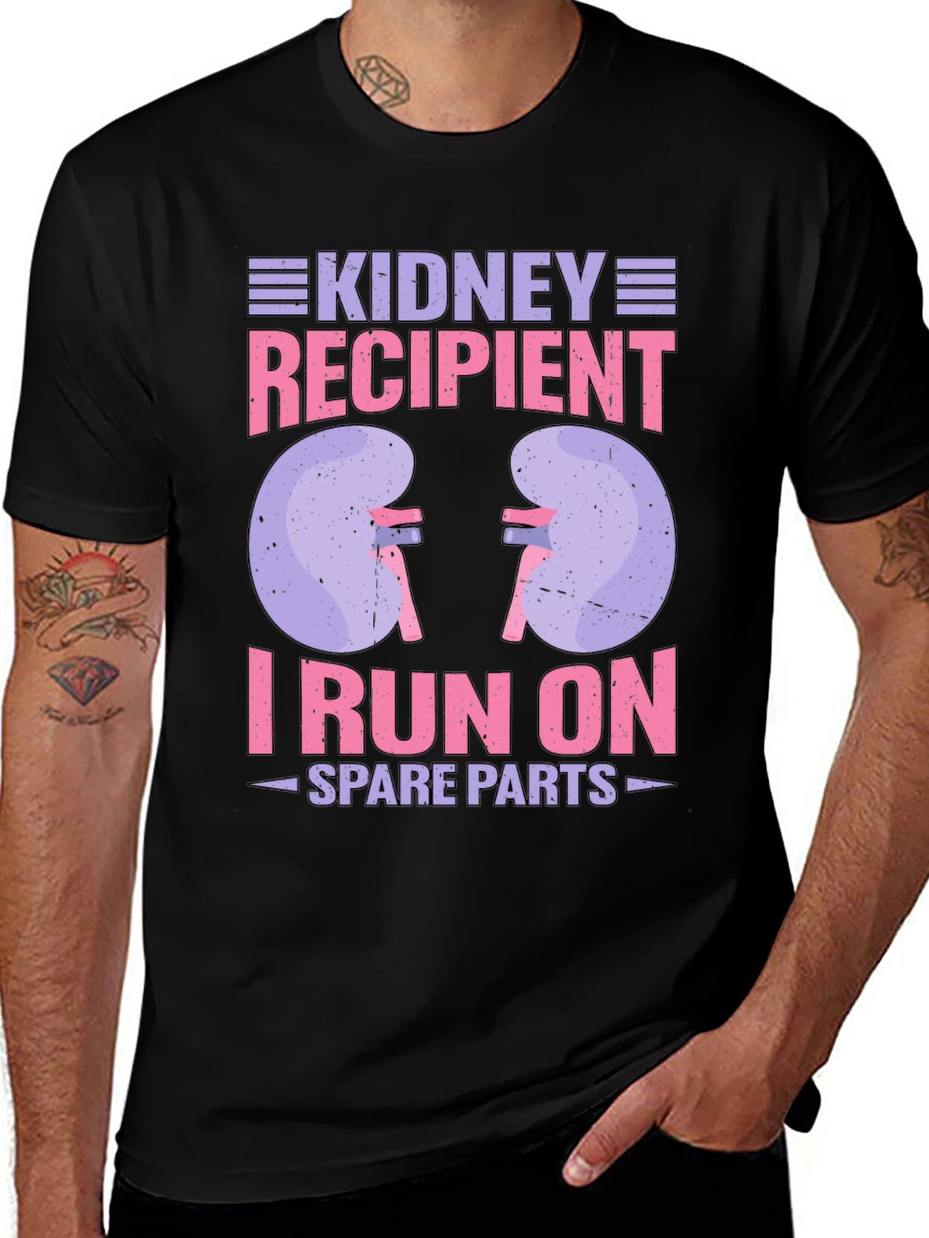 Kidney Recipient Spare Parts Graphic Tee