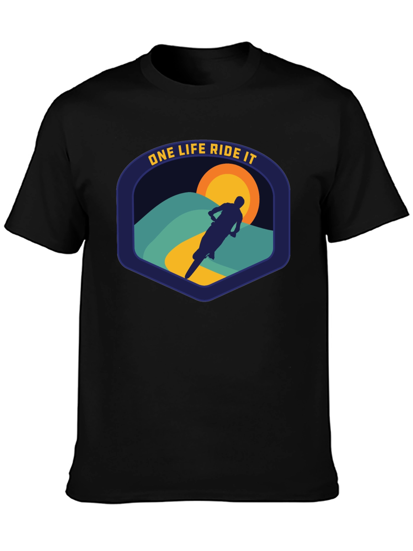 One Life Ride It Mountain Biking T-Shirt