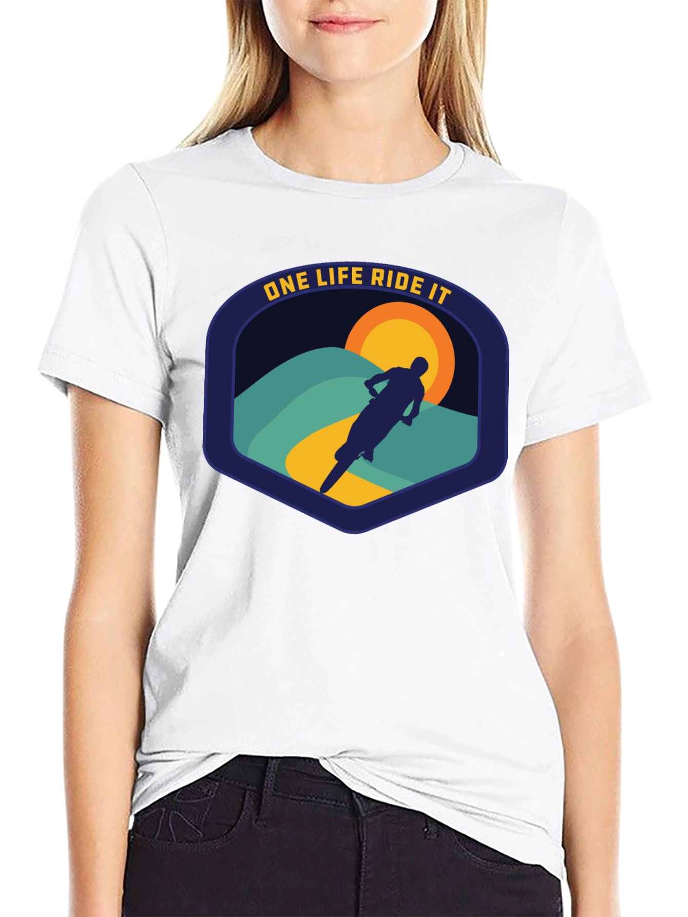 One Life Ride It Mountain Biking T-Shirt