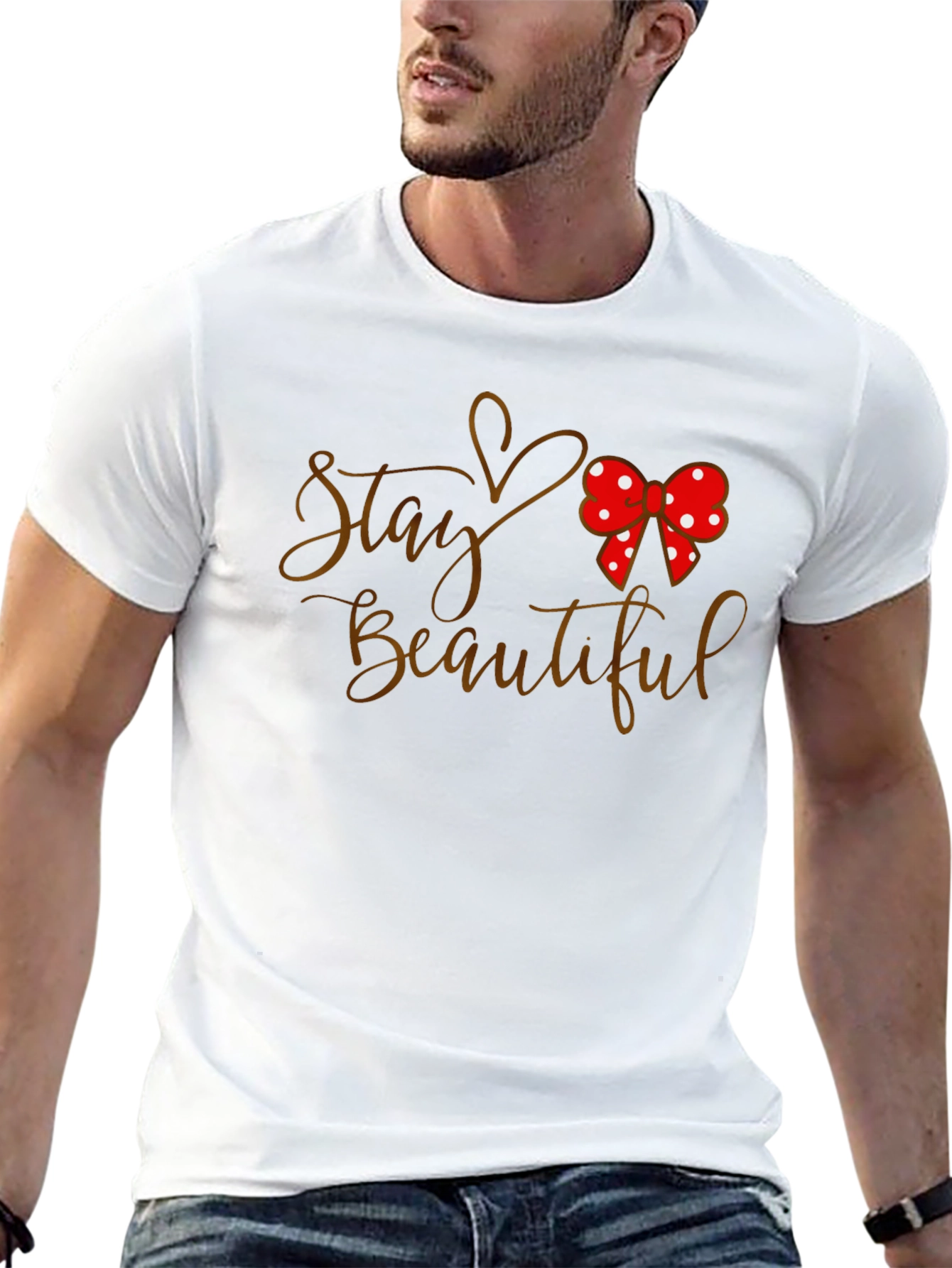 Stay Beautiful Minnie Mouse Bow T-Shirt