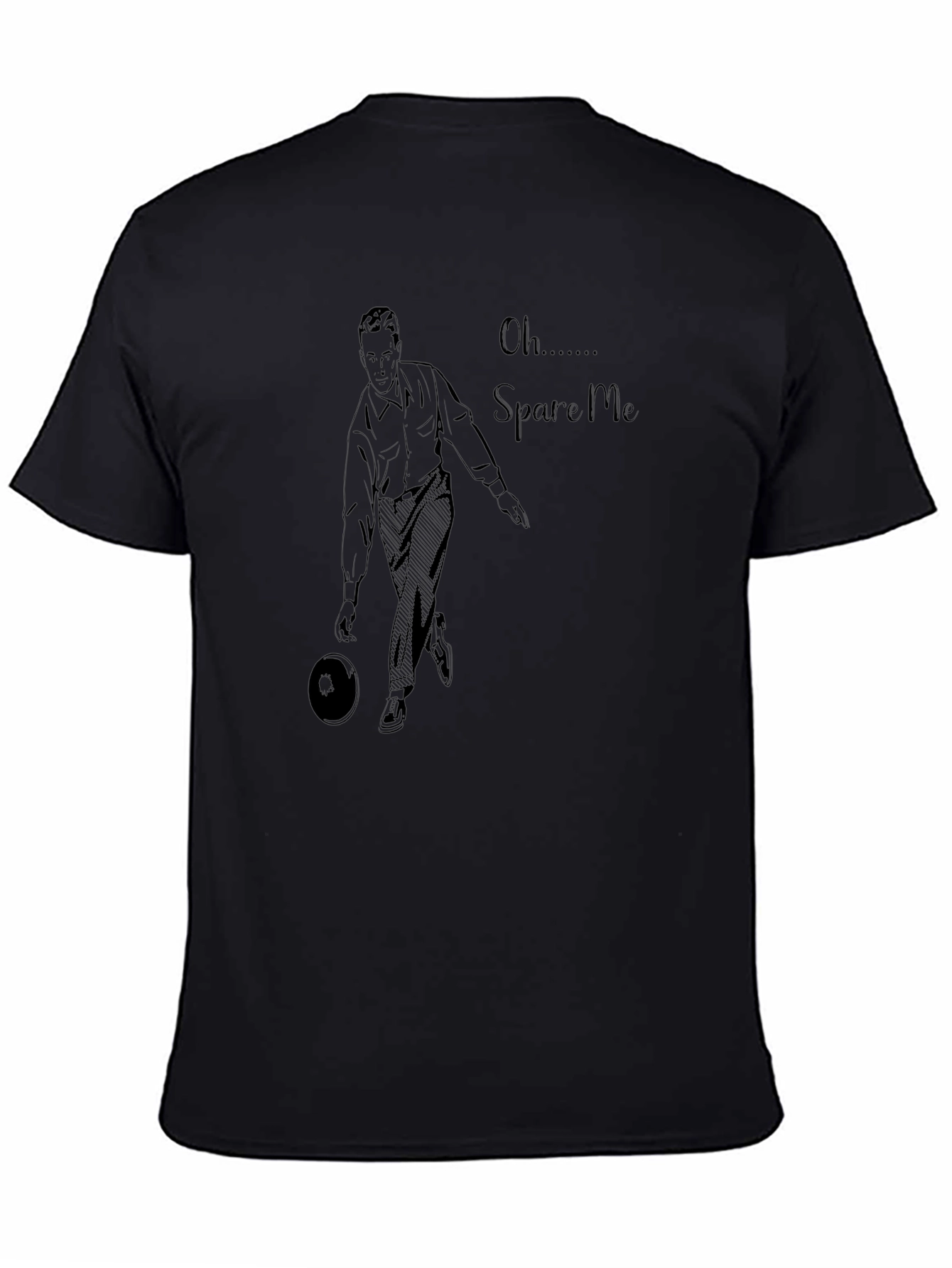 Spare Me Bowling T-Shirt - Unique Graphic Tee