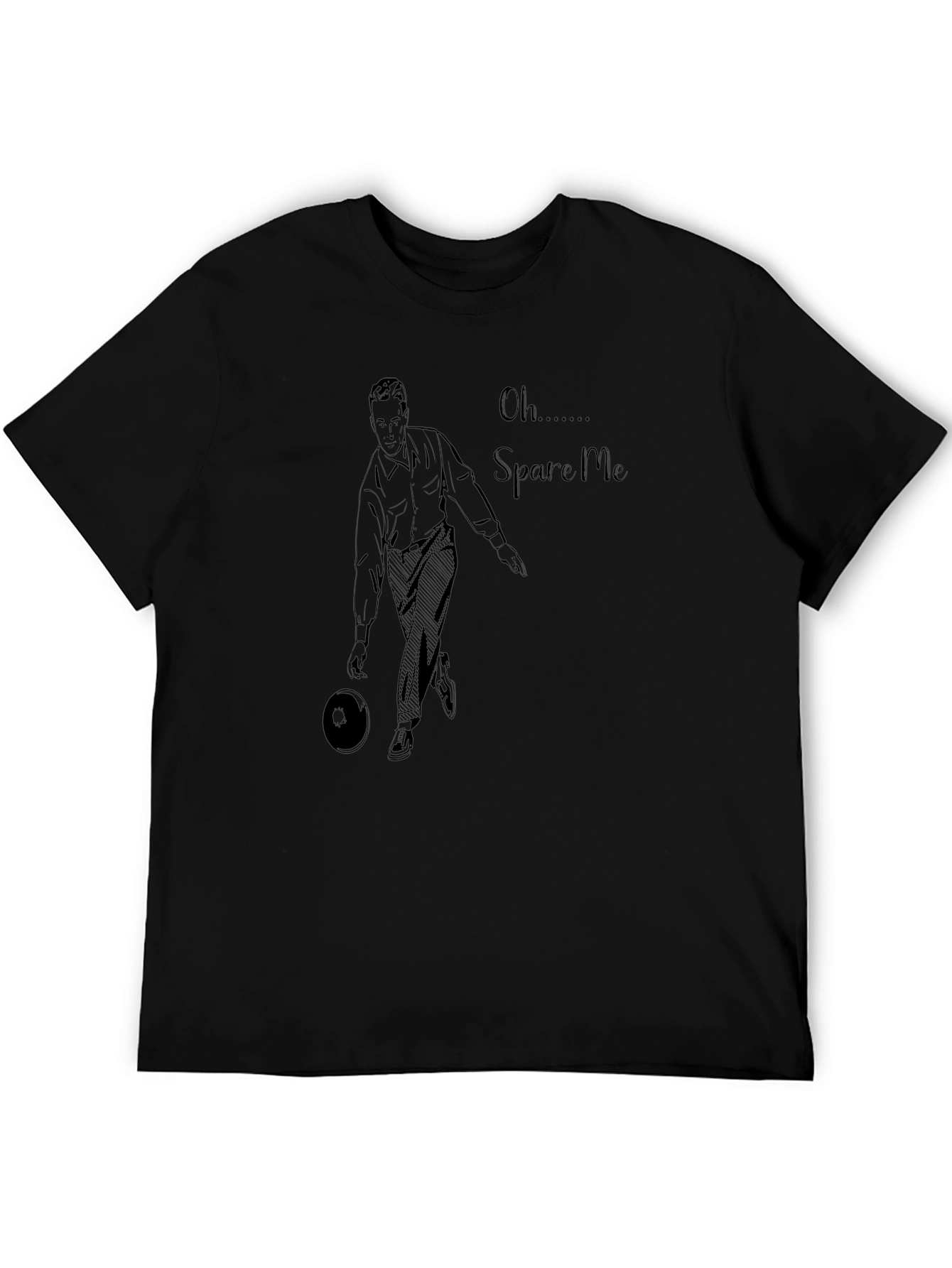 Spare Me Bowling T-Shirt - Unique Graphic Tee