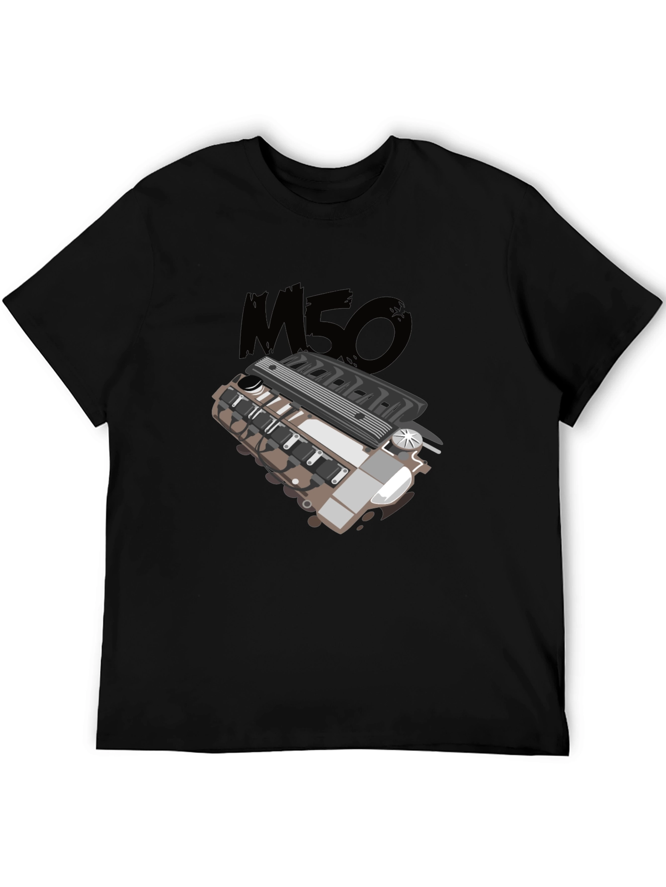 M50 Engine T-Shirt - Classic Car Enthusiast Apparel